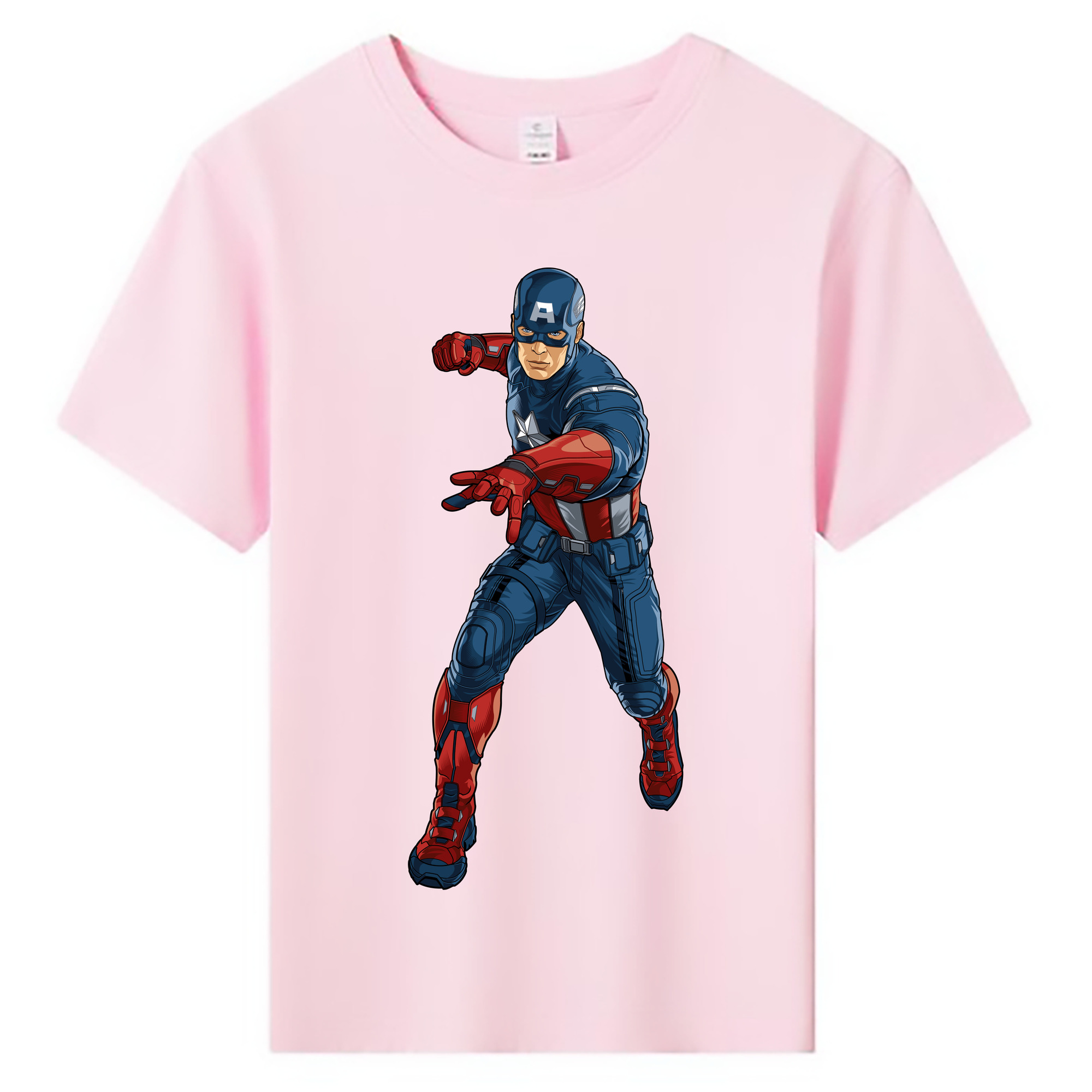 （画像用） アベンジャーズ The Avengers 綿100％キッズTシャツ（フロントプリント）
