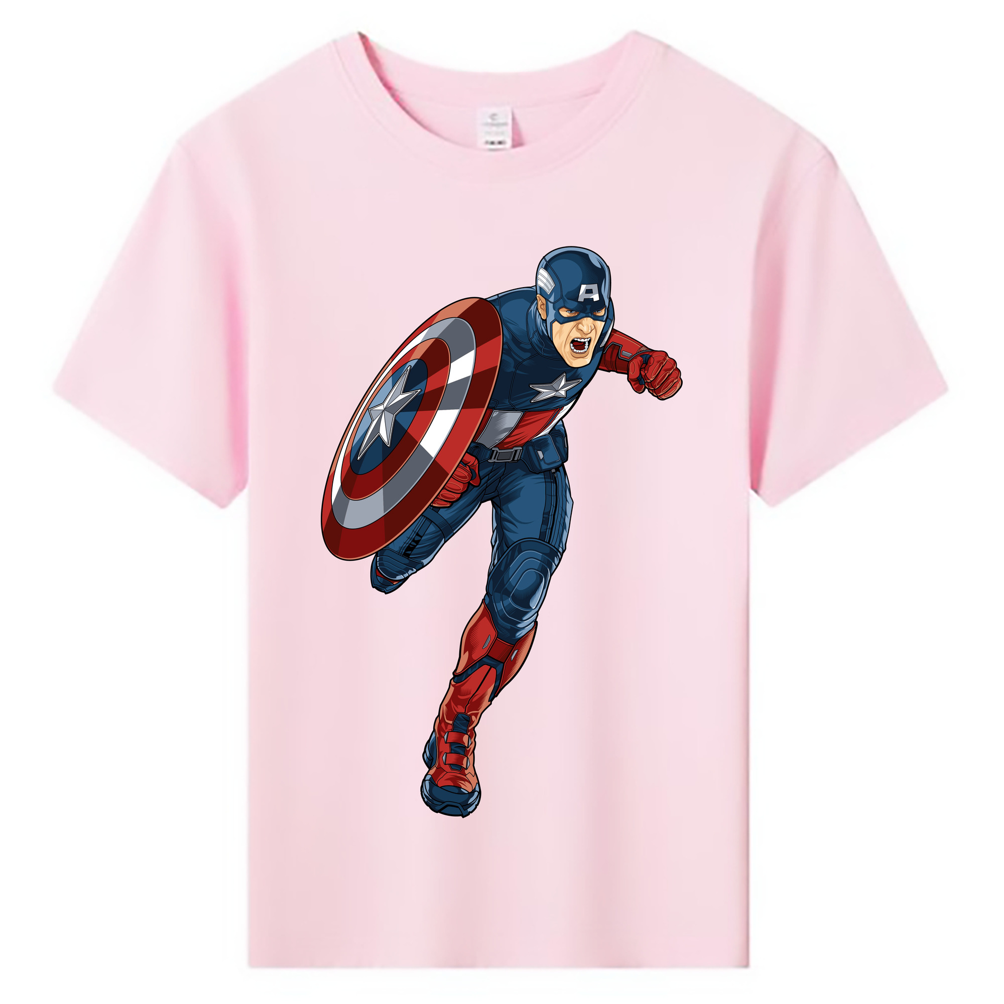 （画像用） アベンジャーズ The Avengers 綿100％キッズTシャツ（フロントプリント）