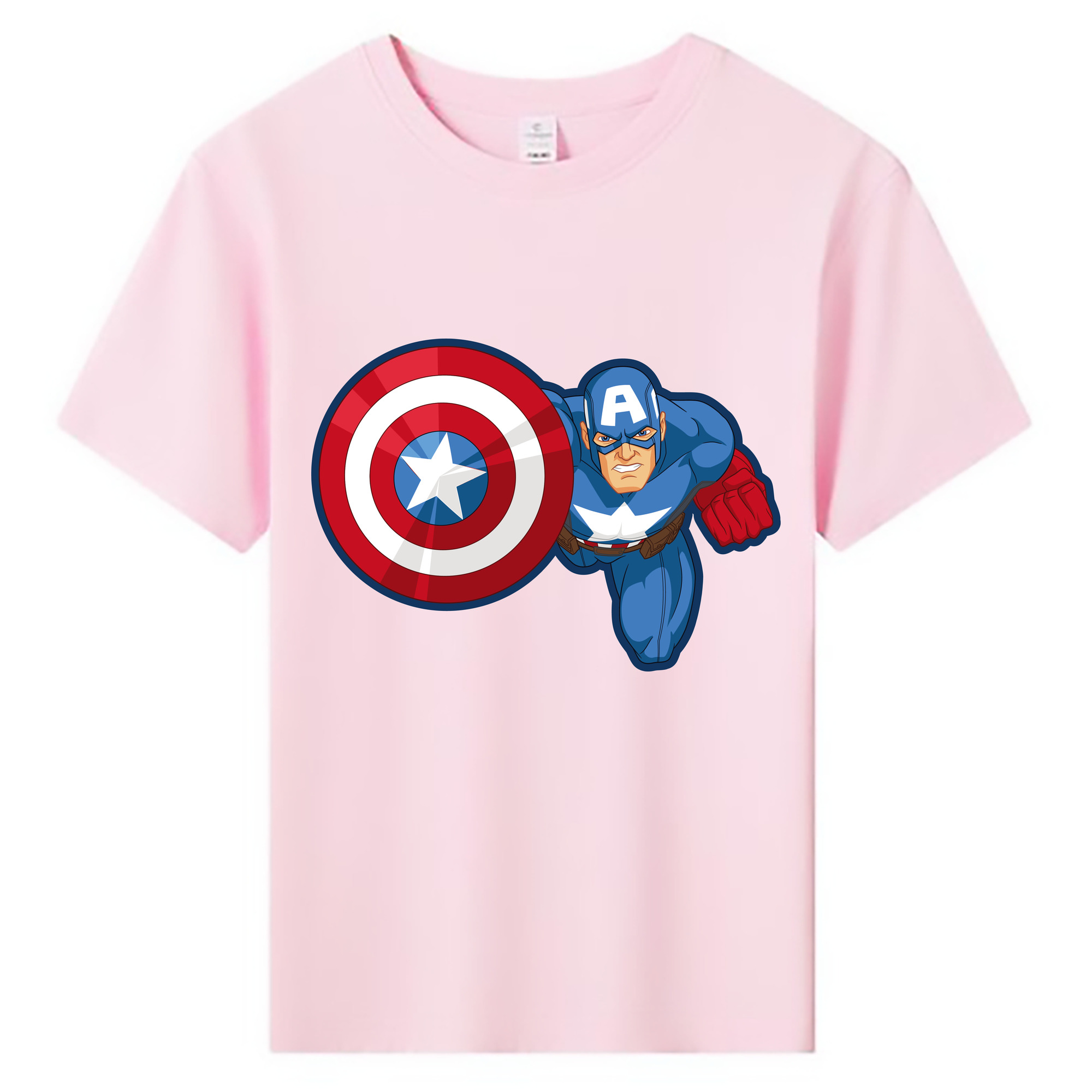 （画像用） アベンジャーズ The Avengers 綿100％キッズTシャツ（フロントプリント）