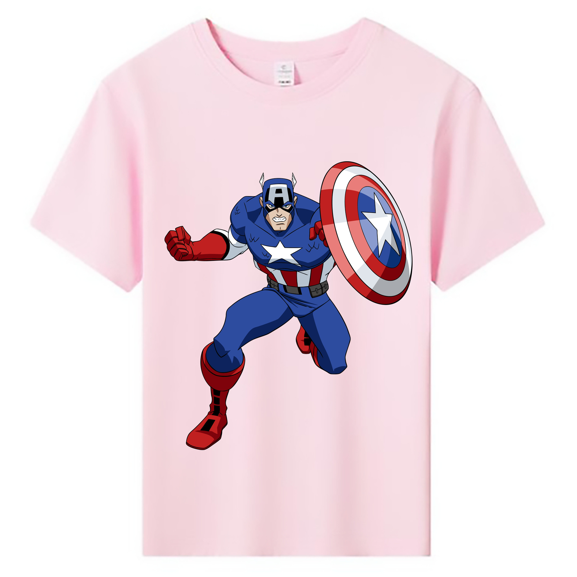 （画像用） アベンジャーズ The Avengers 綿100％キッズTシャツ（フロントプリント）