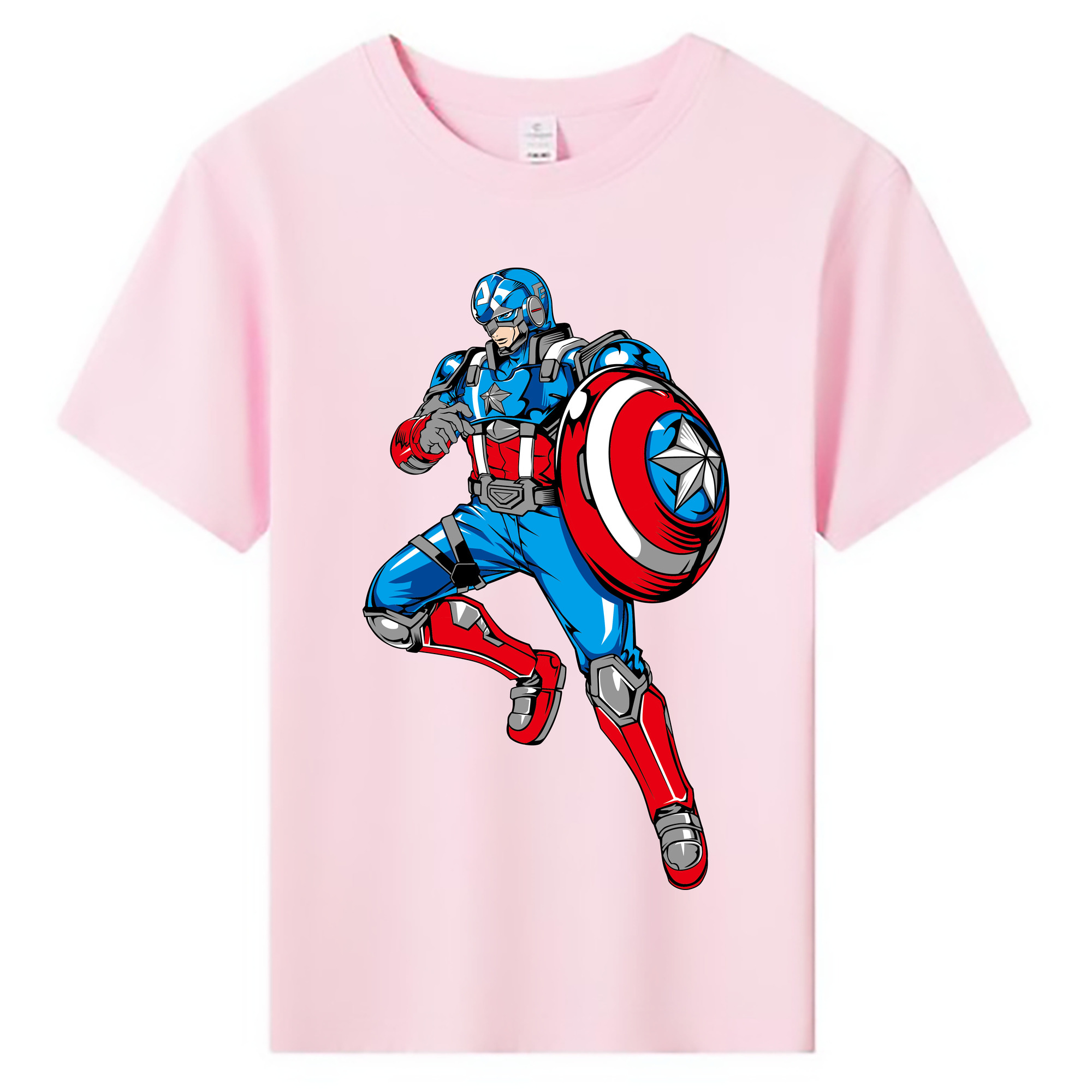 （画像用） アベンジャーズ The Avengers 綿100％キッズTシャツ（フロントプリント）