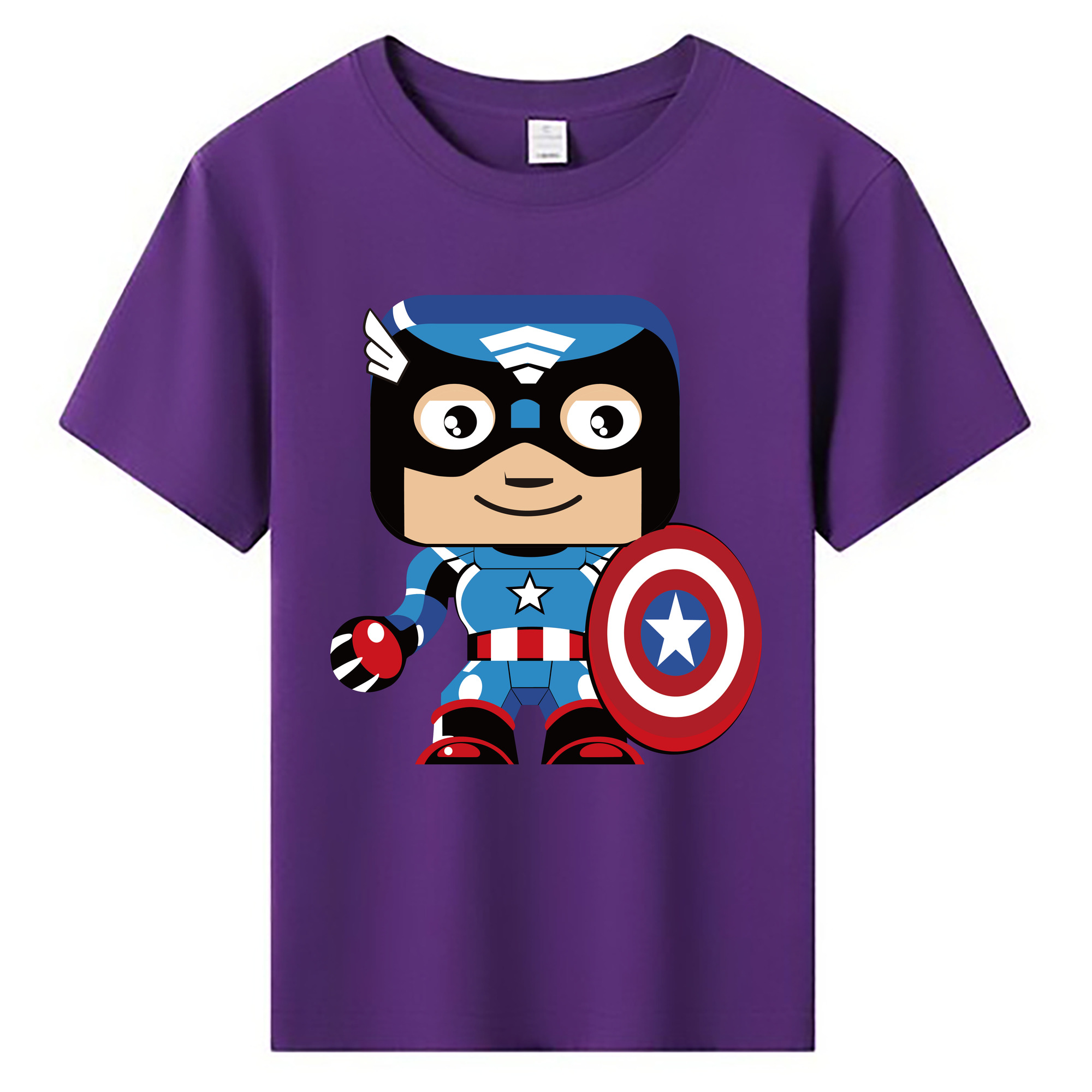 （画像用） アベンジャーズ The Avengers 綿100％キッズTシャツ（フロントプリント）