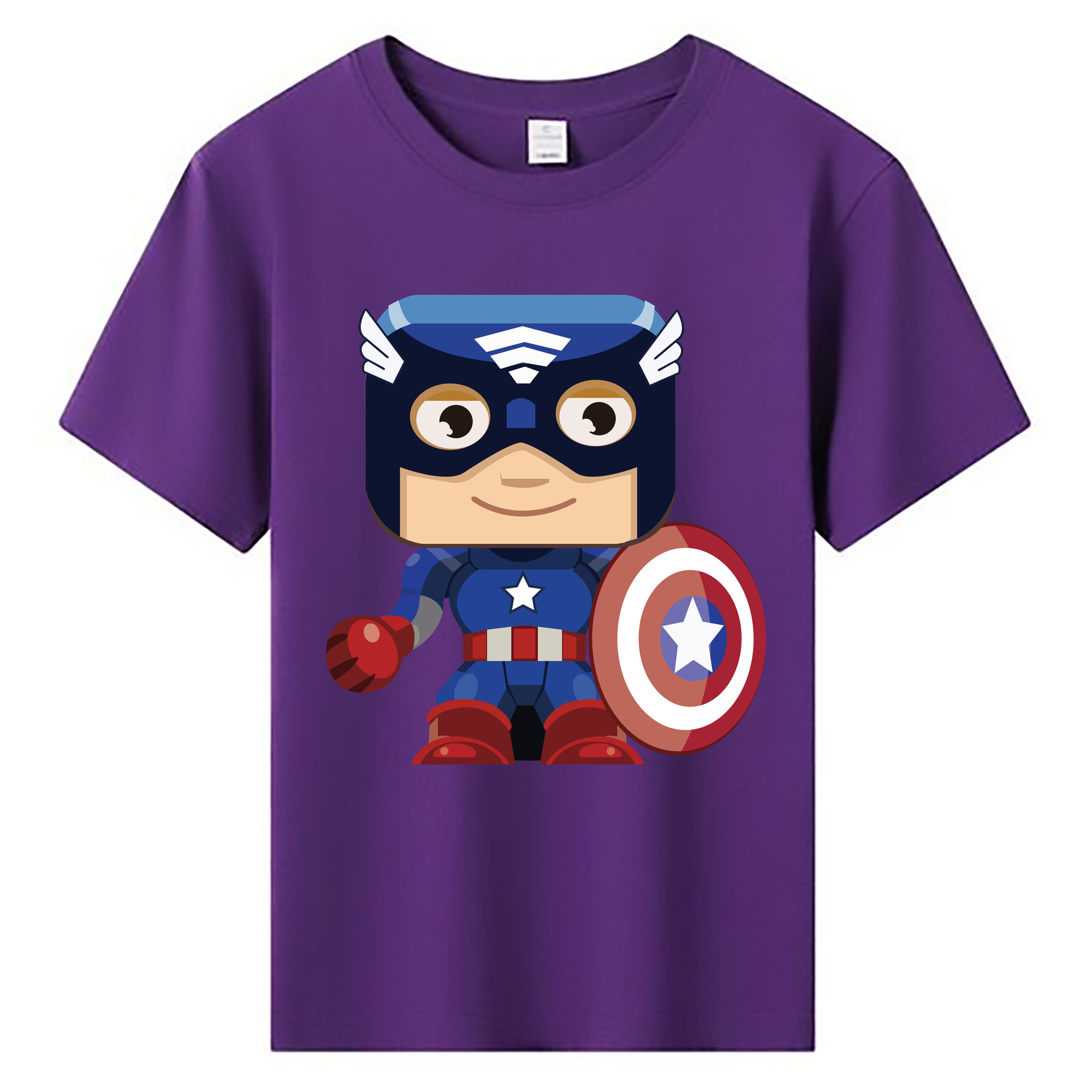 （画像用） アベンジャーズ The Avengers 綿100％キッズTシャツ（フロントプリント）