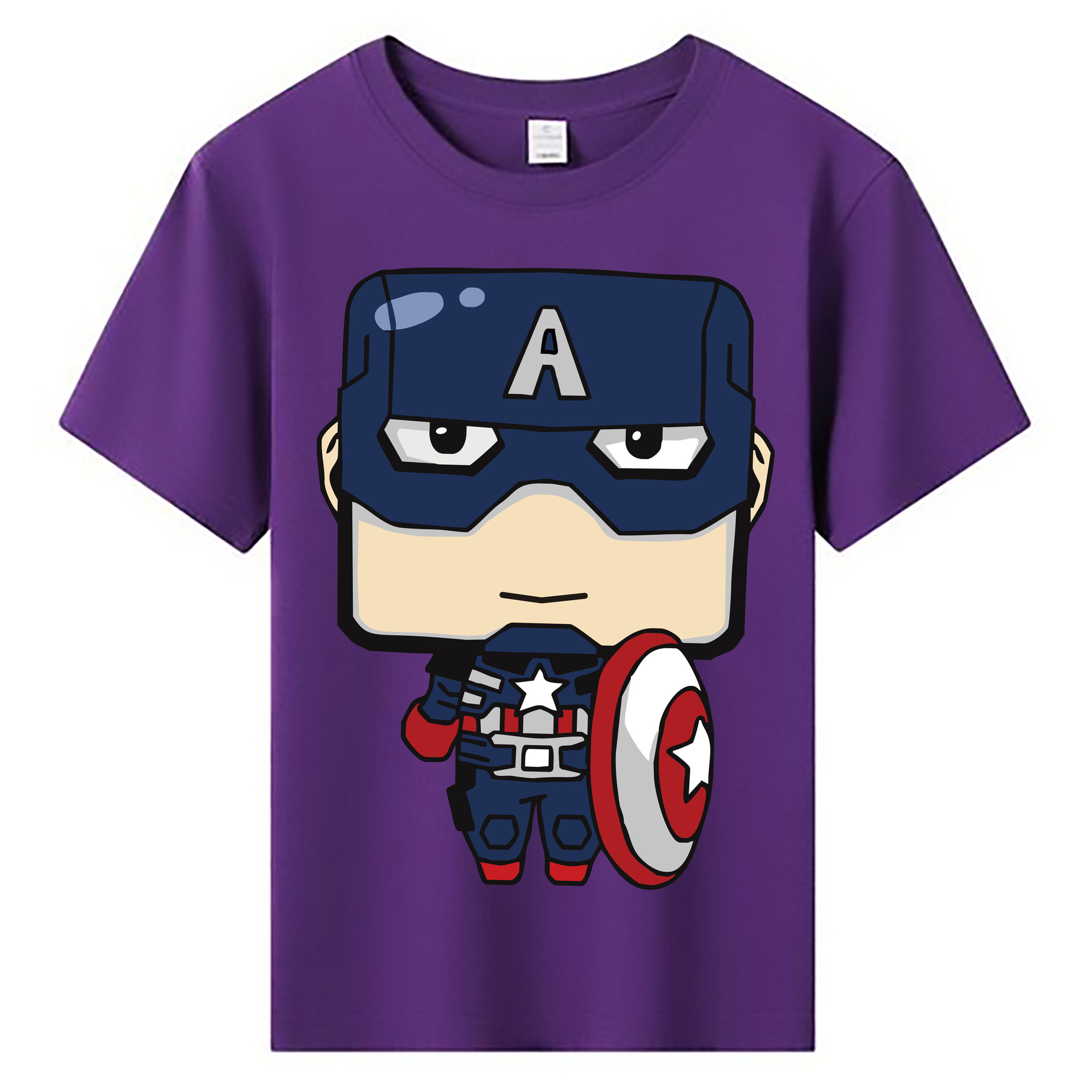 （画像用） アベンジャーズ The Avengers 綿100％キッズTシャツ（フロントプリント）