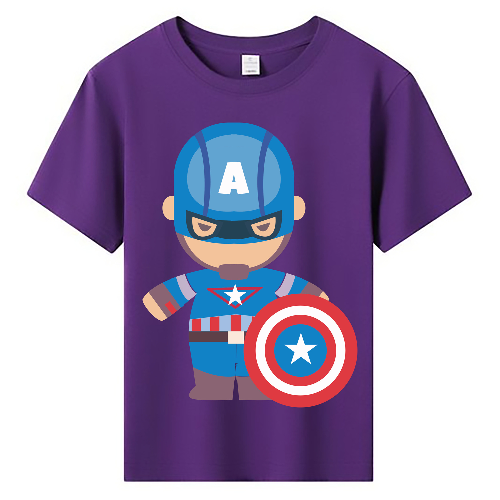 （画像用） アベンジャーズ The Avengers 綿100％キッズTシャツ（フロントプリント）
