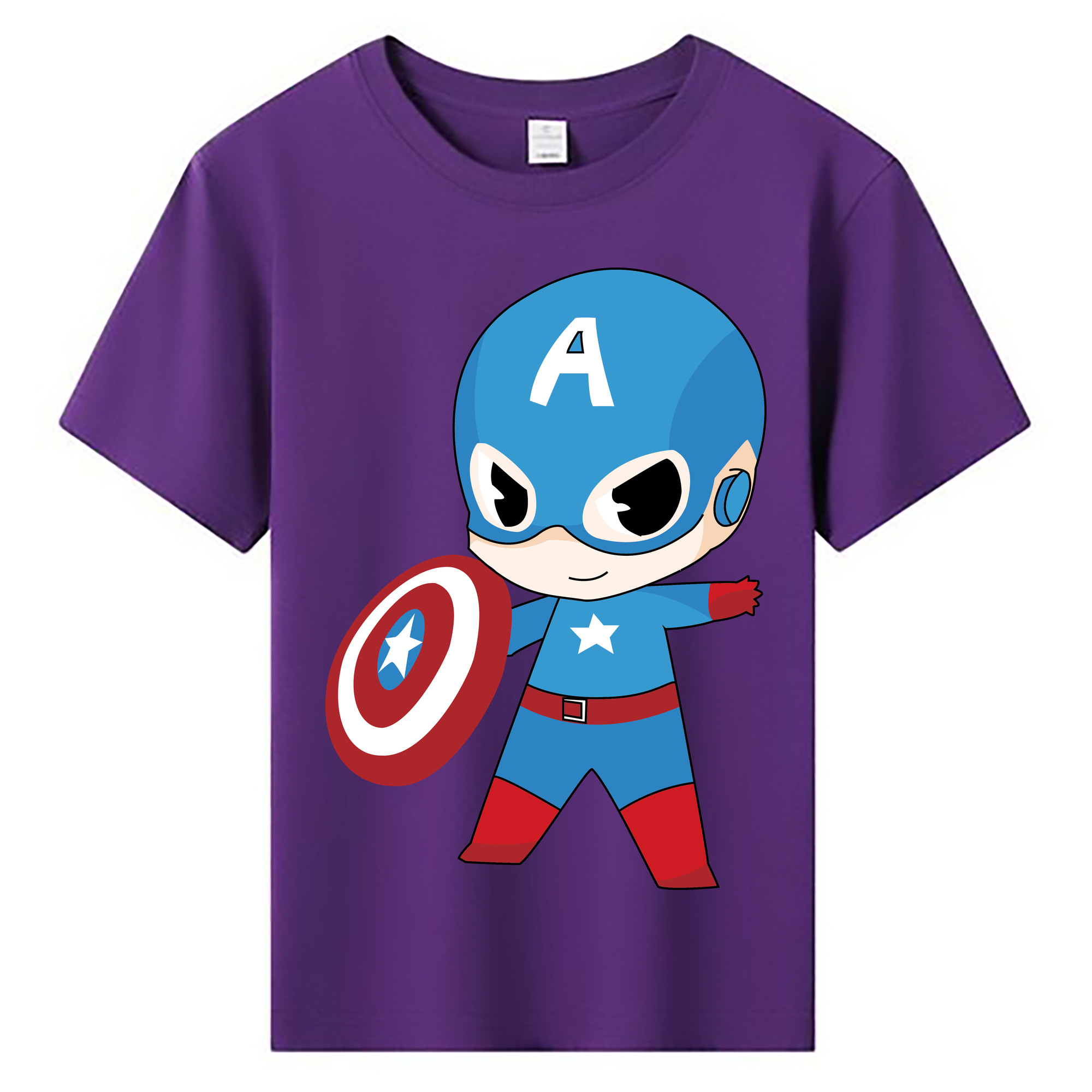 （画像用） アベンジャーズ The Avengers 綿100％キッズTシャツ（フロントプリント）