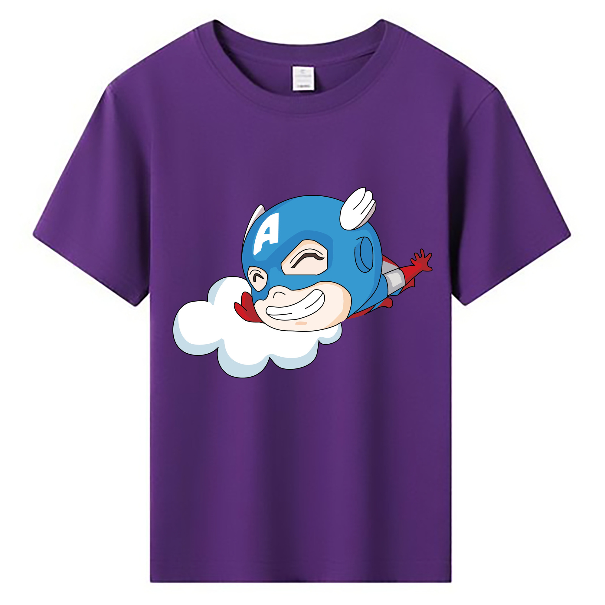 （画像用） アベンジャーズ The Avengers 綿100％キッズTシャツ（フロントプリント）