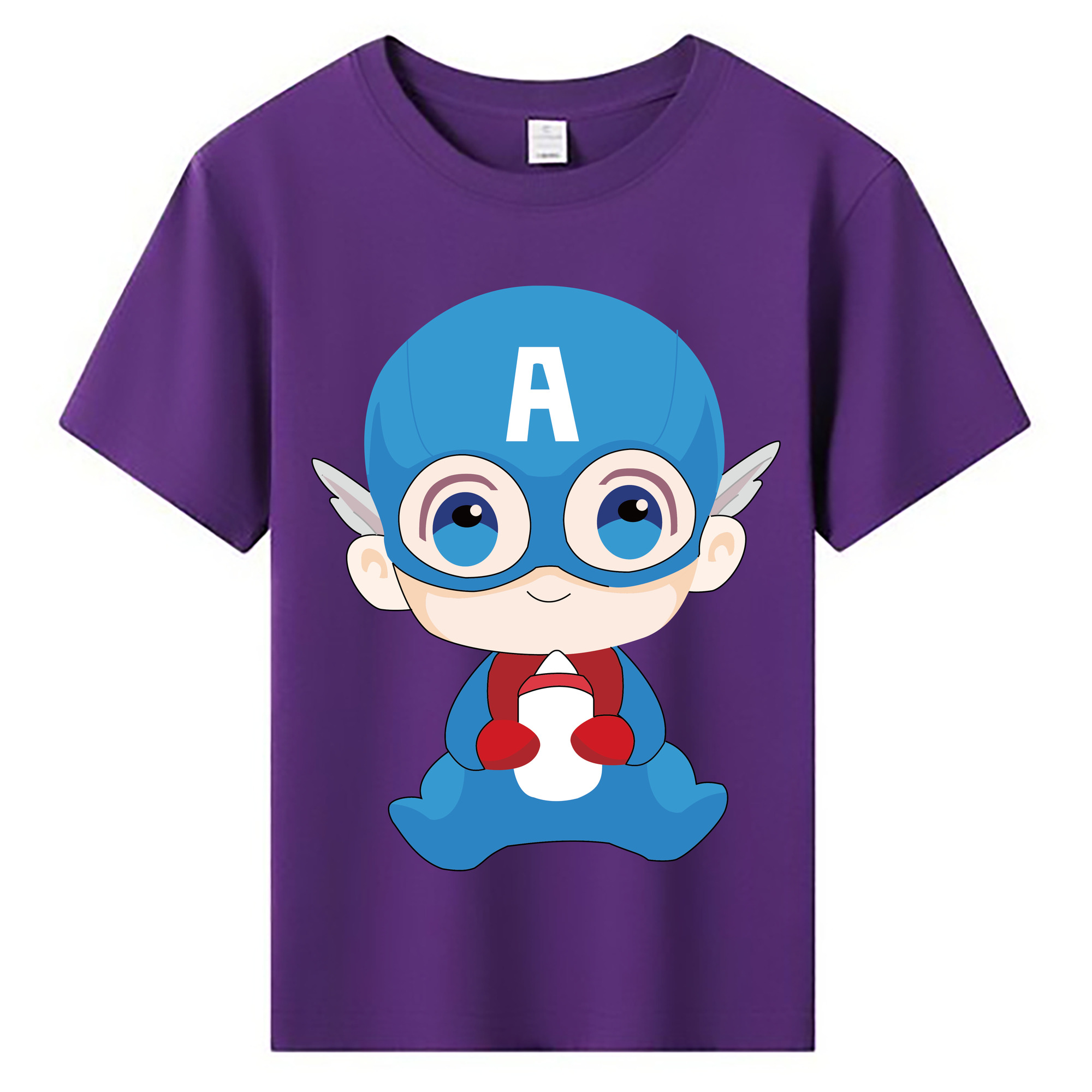 （画像用） アベンジャーズ The Avengers 綿100％キッズTシャツ（フロントプリント）