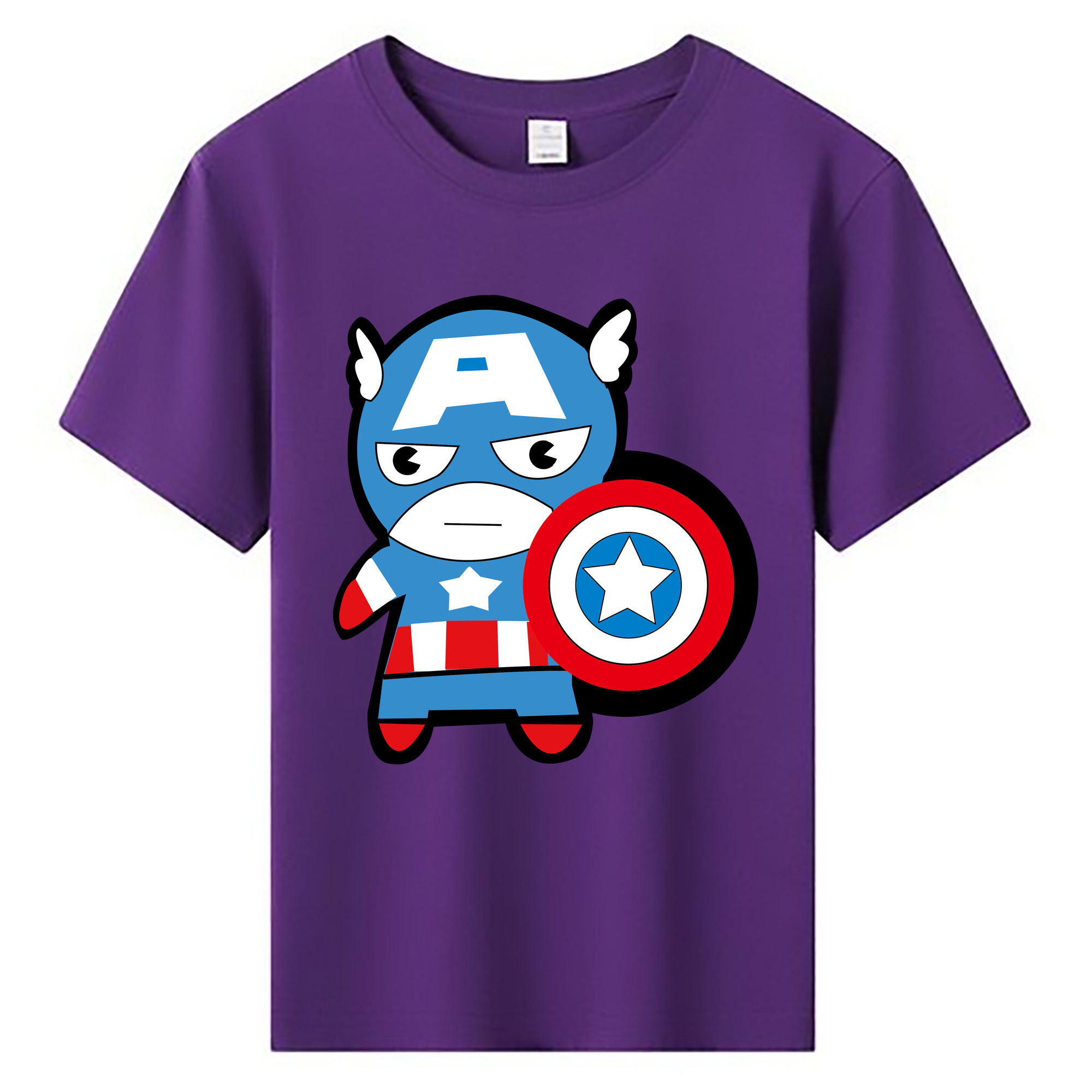 （画像用） アベンジャーズ The Avengers 綿100％キッズTシャツ（フロントプリント）