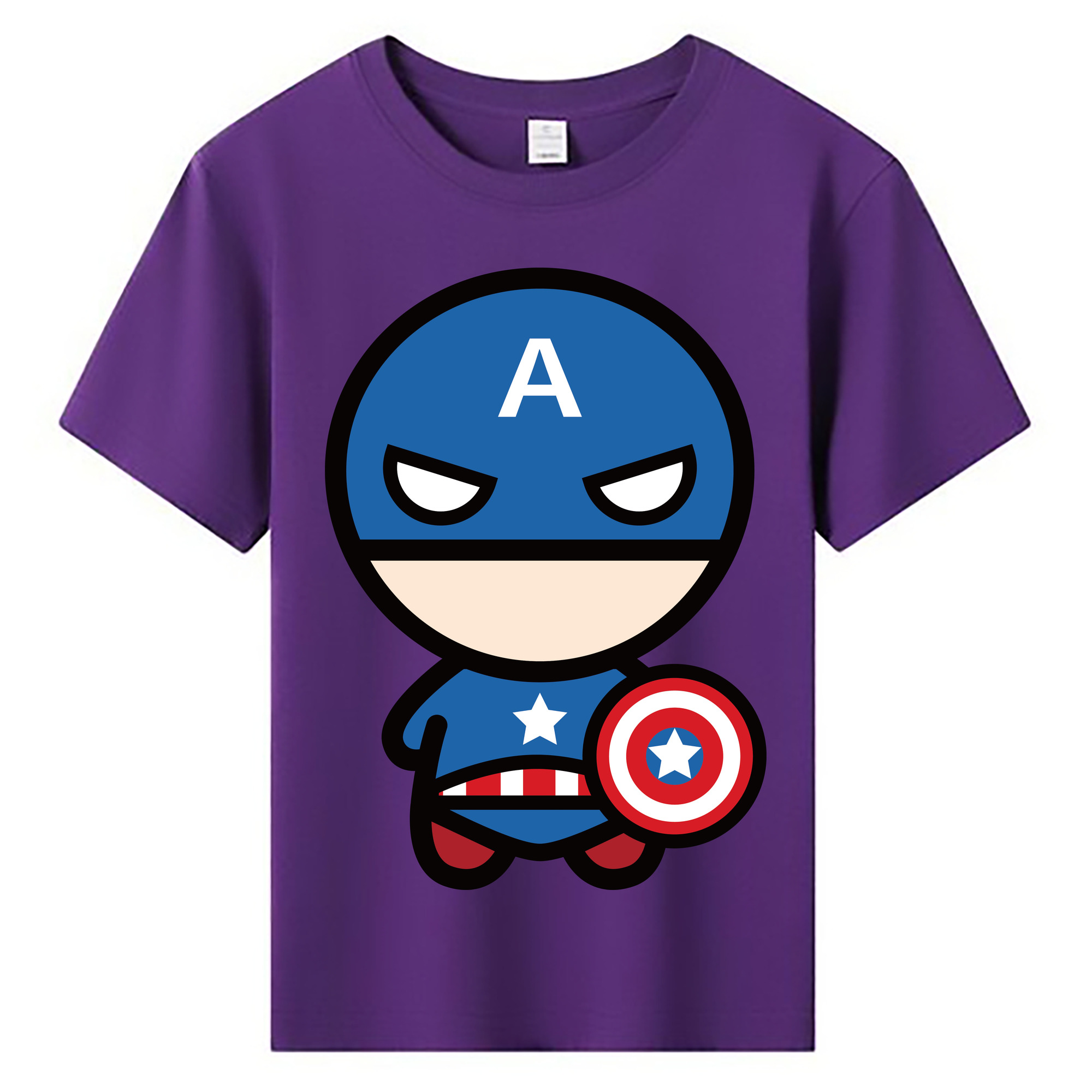（画像用） アベンジャーズ The Avengers 綿100％キッズTシャツ（フロントプリント）