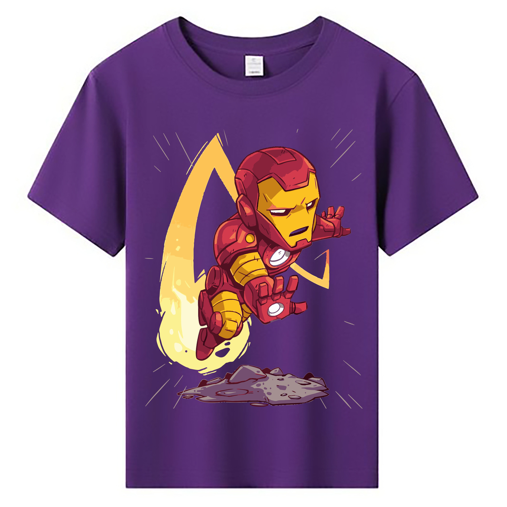 （画像用） アベンジャーズ The Avengers 綿100％キッズTシャツ（フロントプリント）