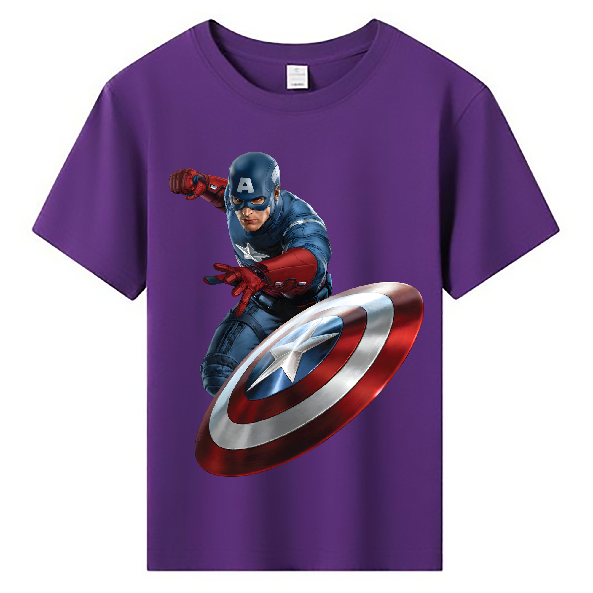 （画像用） アベンジャーズ The Avengers 綿100％キッズTシャツ（フロントプリント）