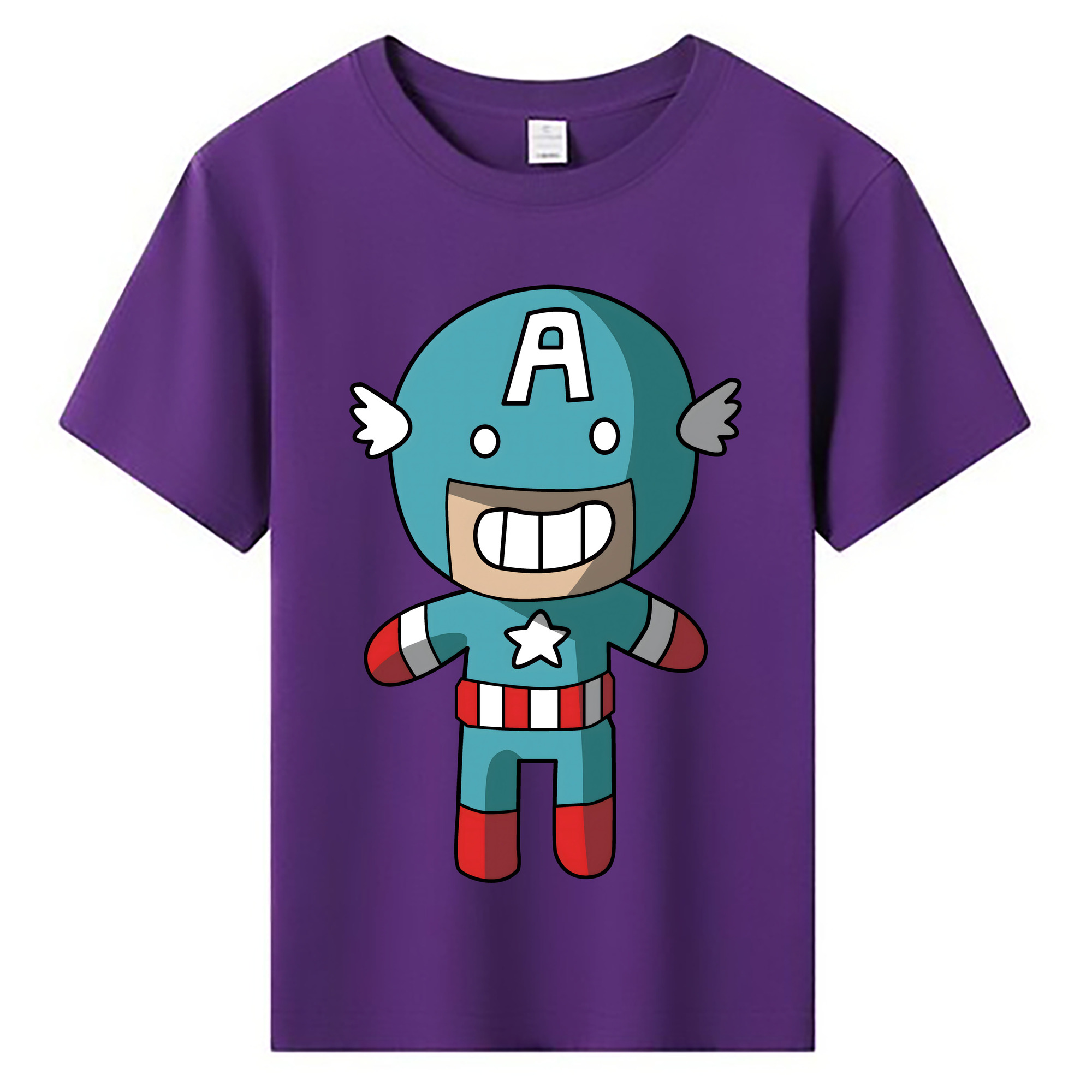 （画像用） アベンジャーズ The Avengers 綿100％キッズTシャツ（フロントプリント）