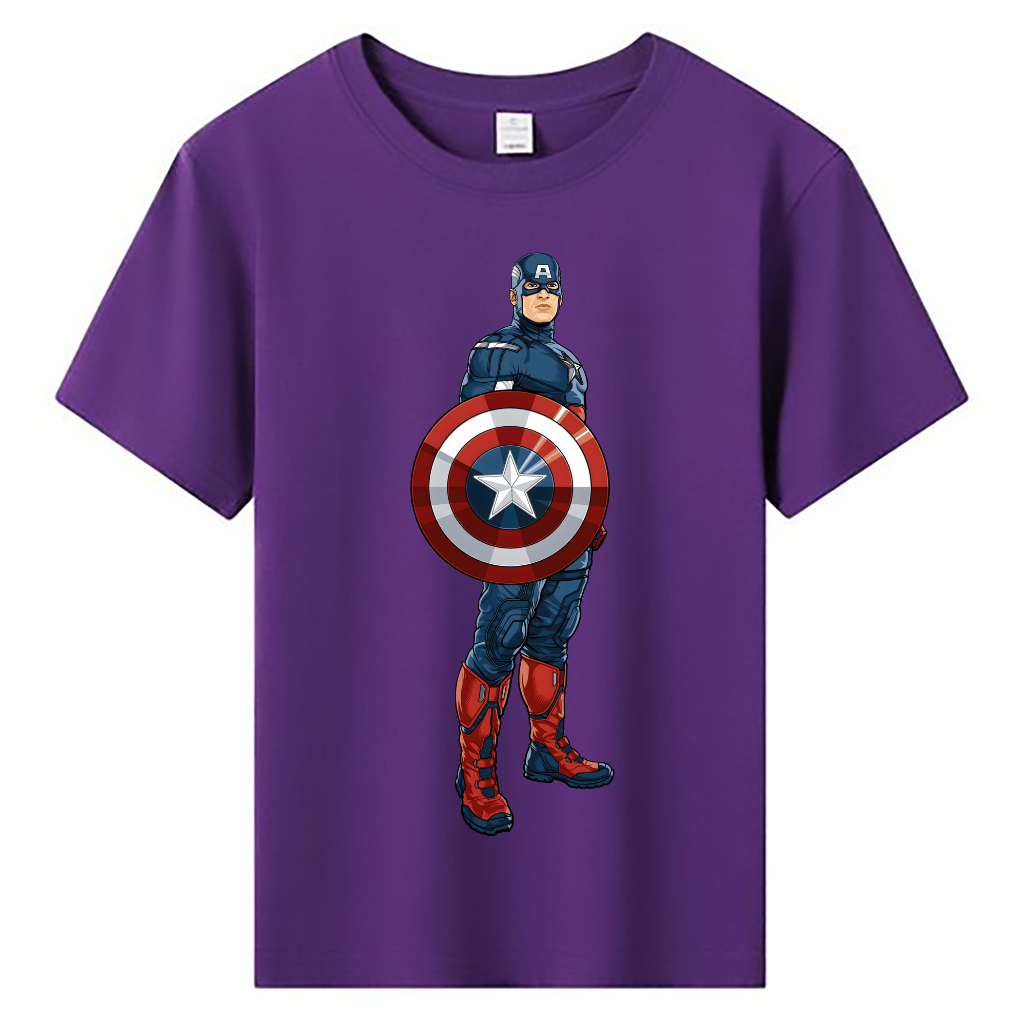 （画像用） アベンジャーズ The Avengers 綿100％キッズTシャツ（フロントプリント）