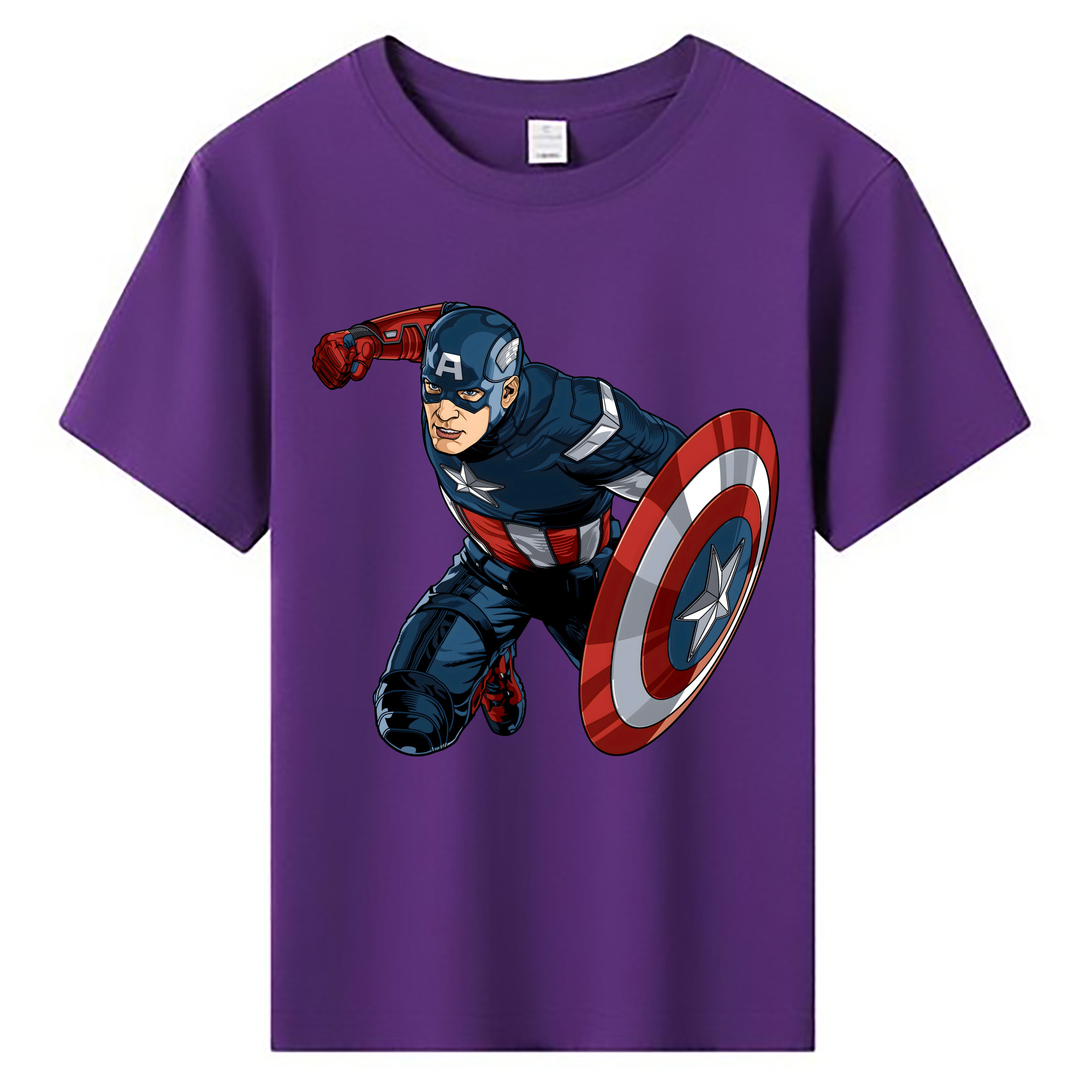 （画像用） アベンジャーズ The Avengers 綿100％キッズTシャツ（フロントプリント）