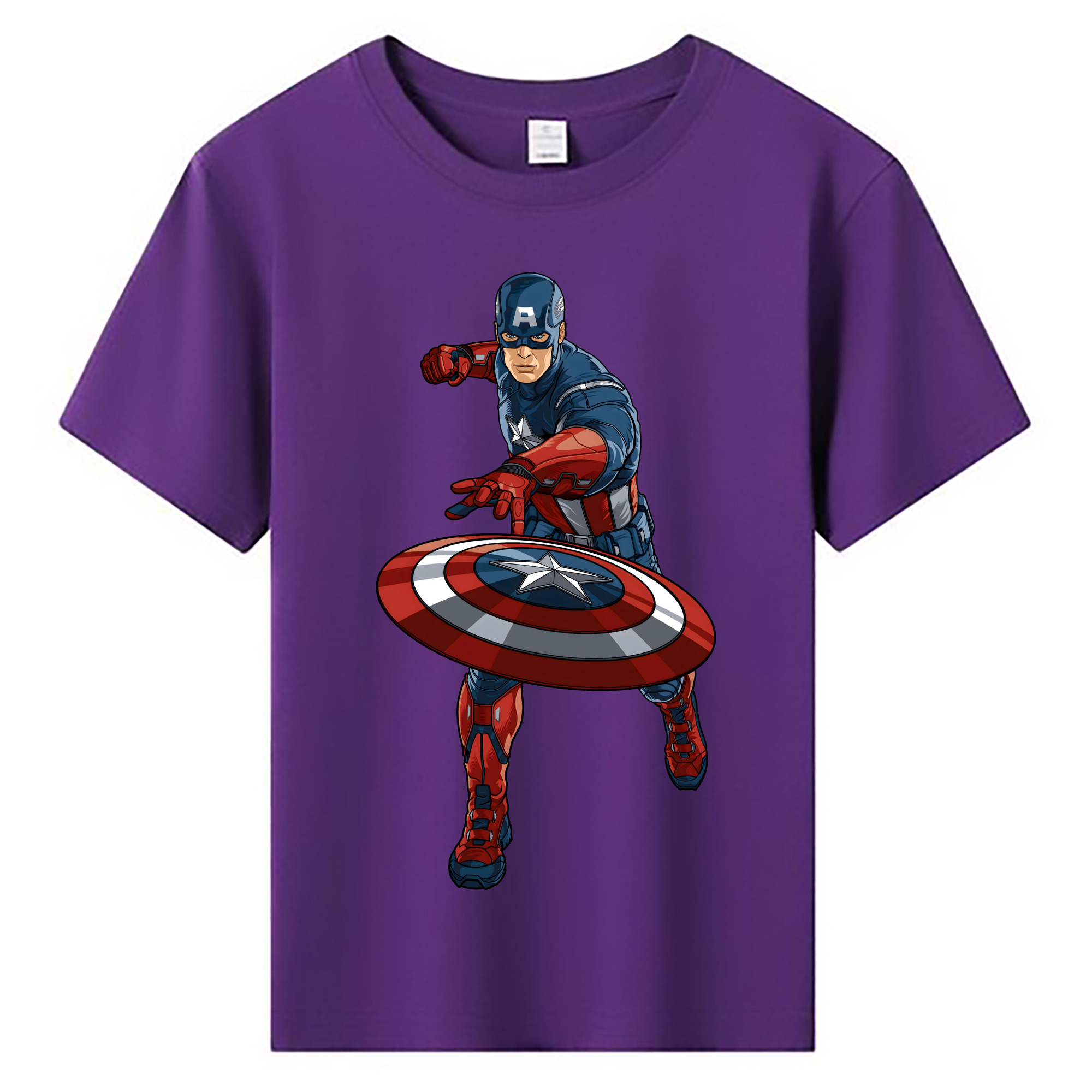 （画像用） アベンジャーズ The Avengers 綿100％キッズTシャツ（フロントプリント）