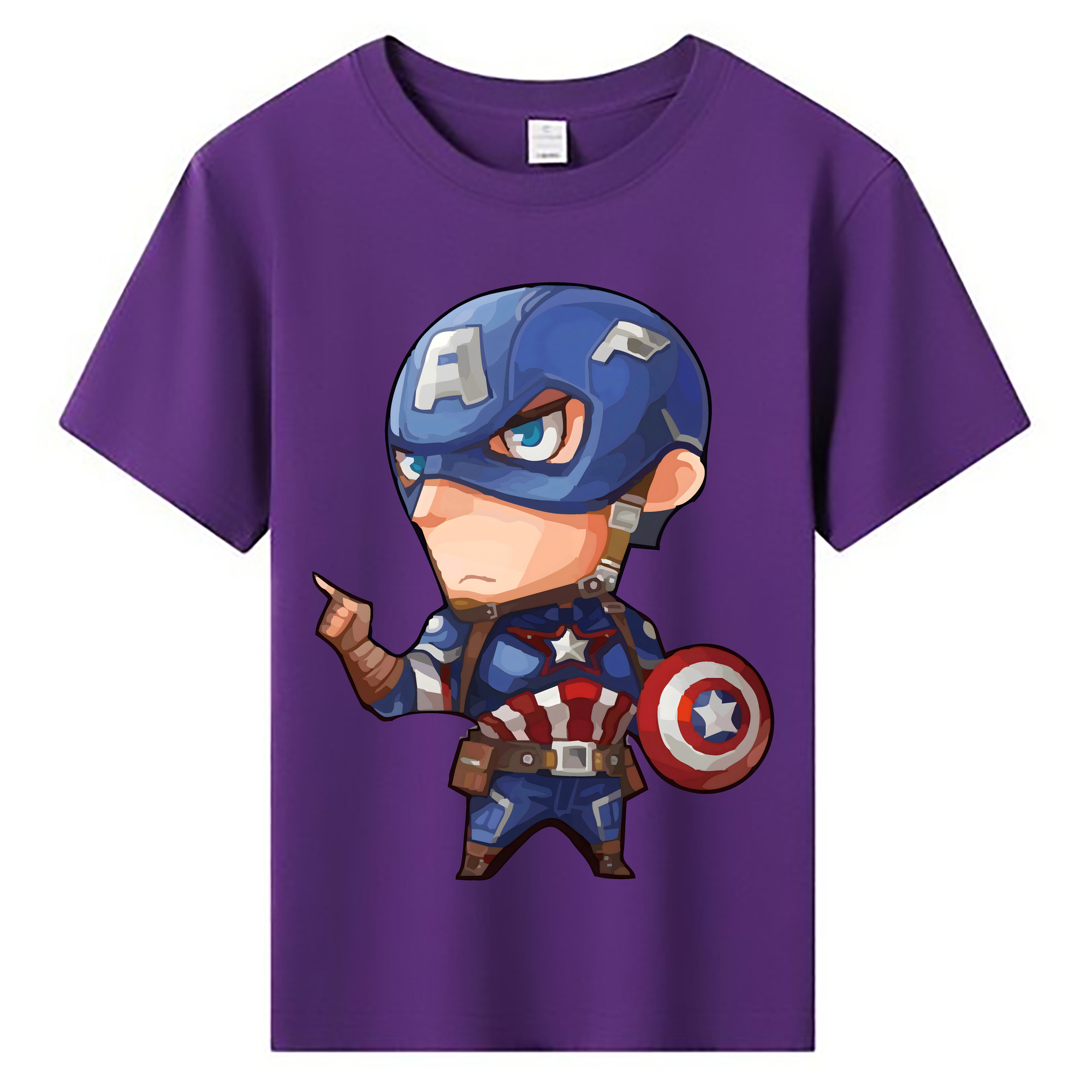 （画像用） アベンジャーズ The Avengers 綿100％キッズTシャツ（フロントプリント）
