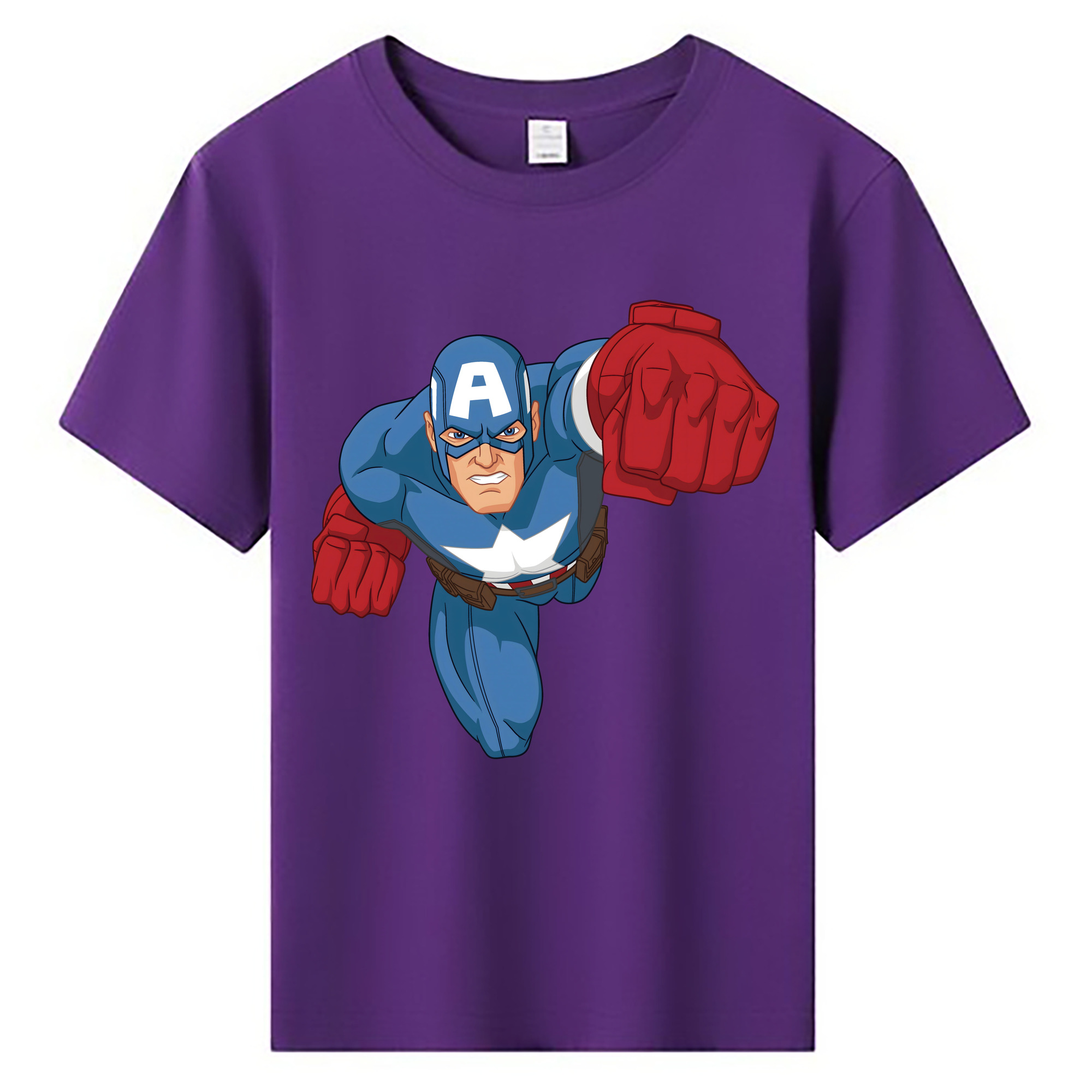 （画像用） アベンジャーズ The Avengers 綿100％キッズTシャツ（フロントプリント）