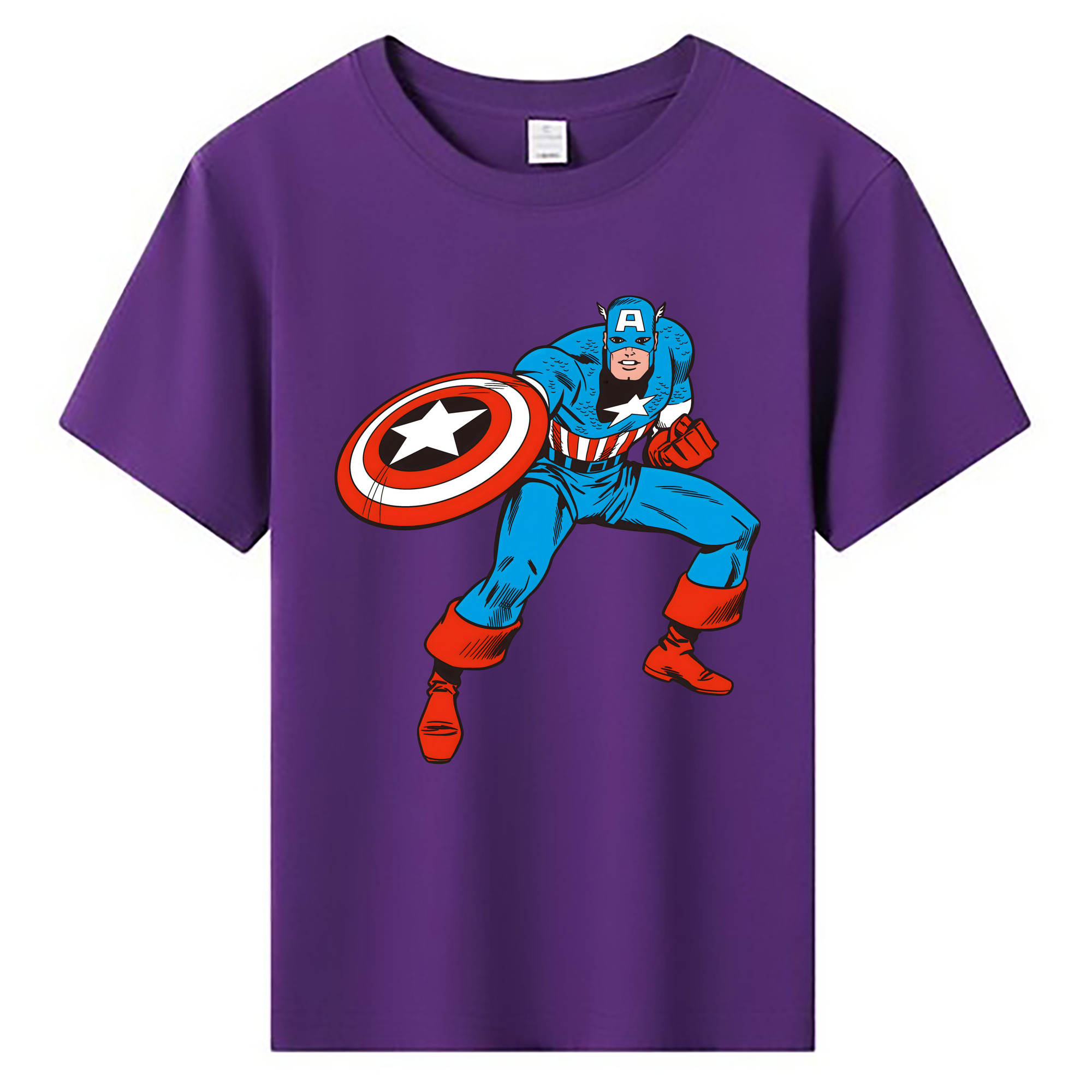（画像用） アベンジャーズ The Avengers 綿100％キッズTシャツ（フロントプリント）