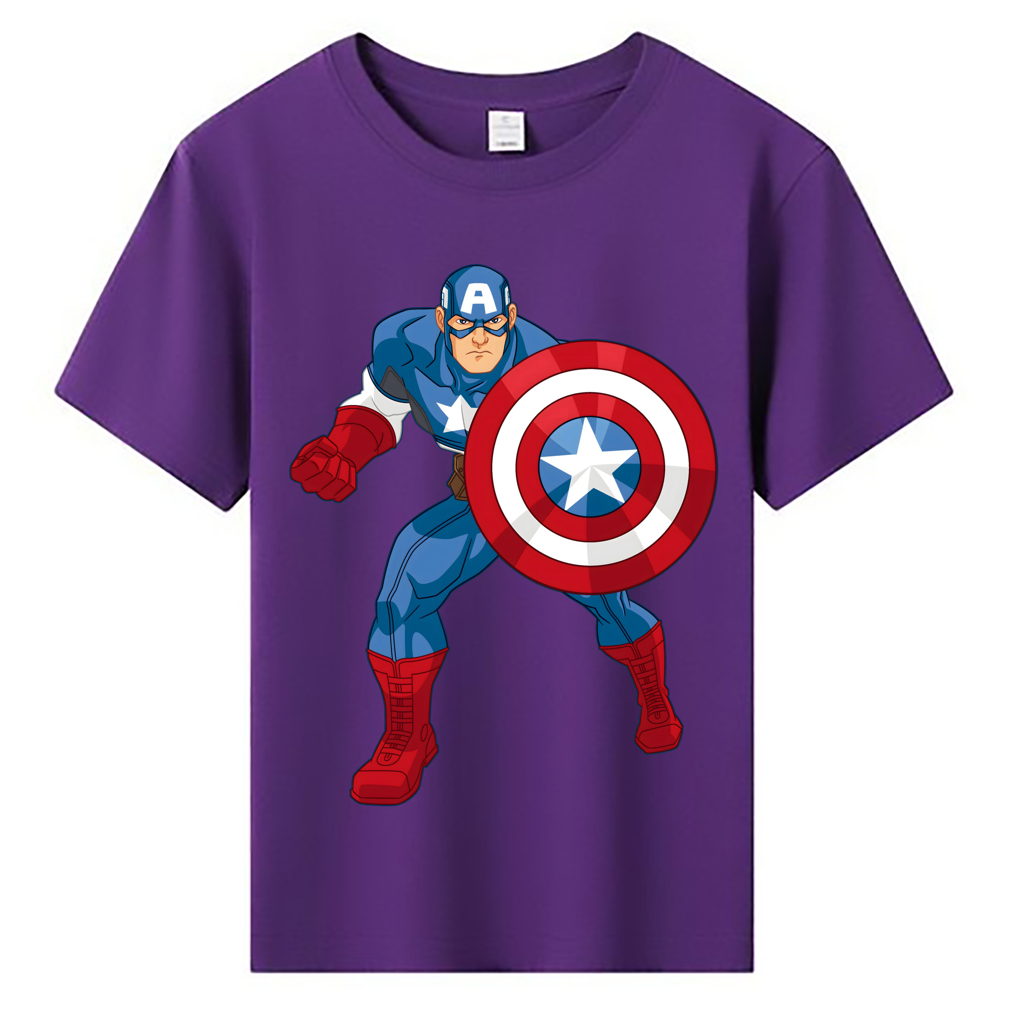 （画像用） アベンジャーズ The Avengers 綿100％キッズTシャツ（フロントプリント）