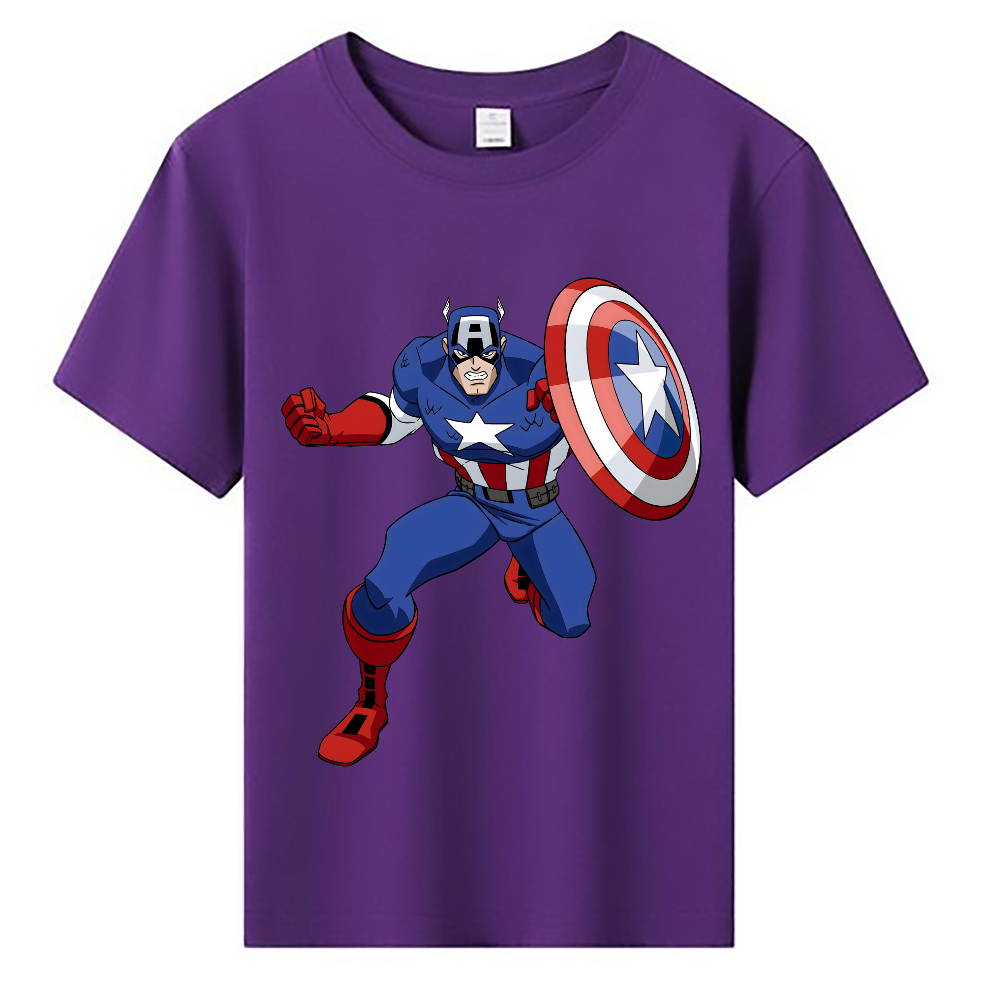 （画像用） アベンジャーズ The Avengers 綿100％キッズTシャツ（フロントプリント）