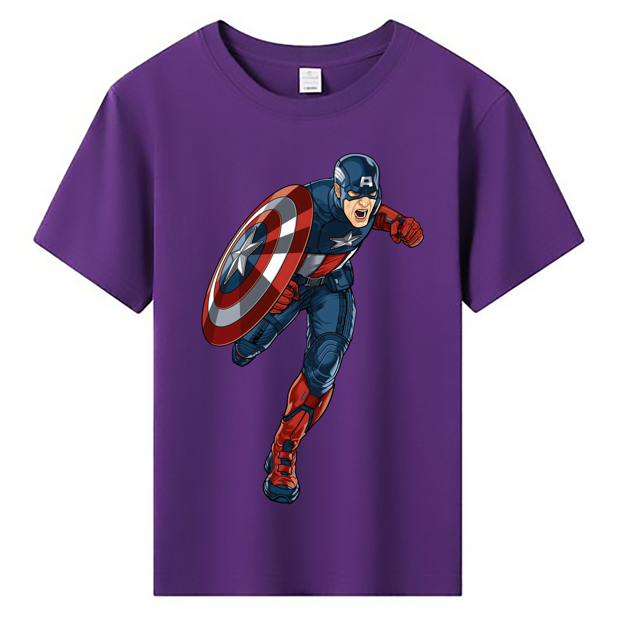 （画像用） アベンジャーズ The Avengers 綿100％キッズTシャツ（フロントプリント）