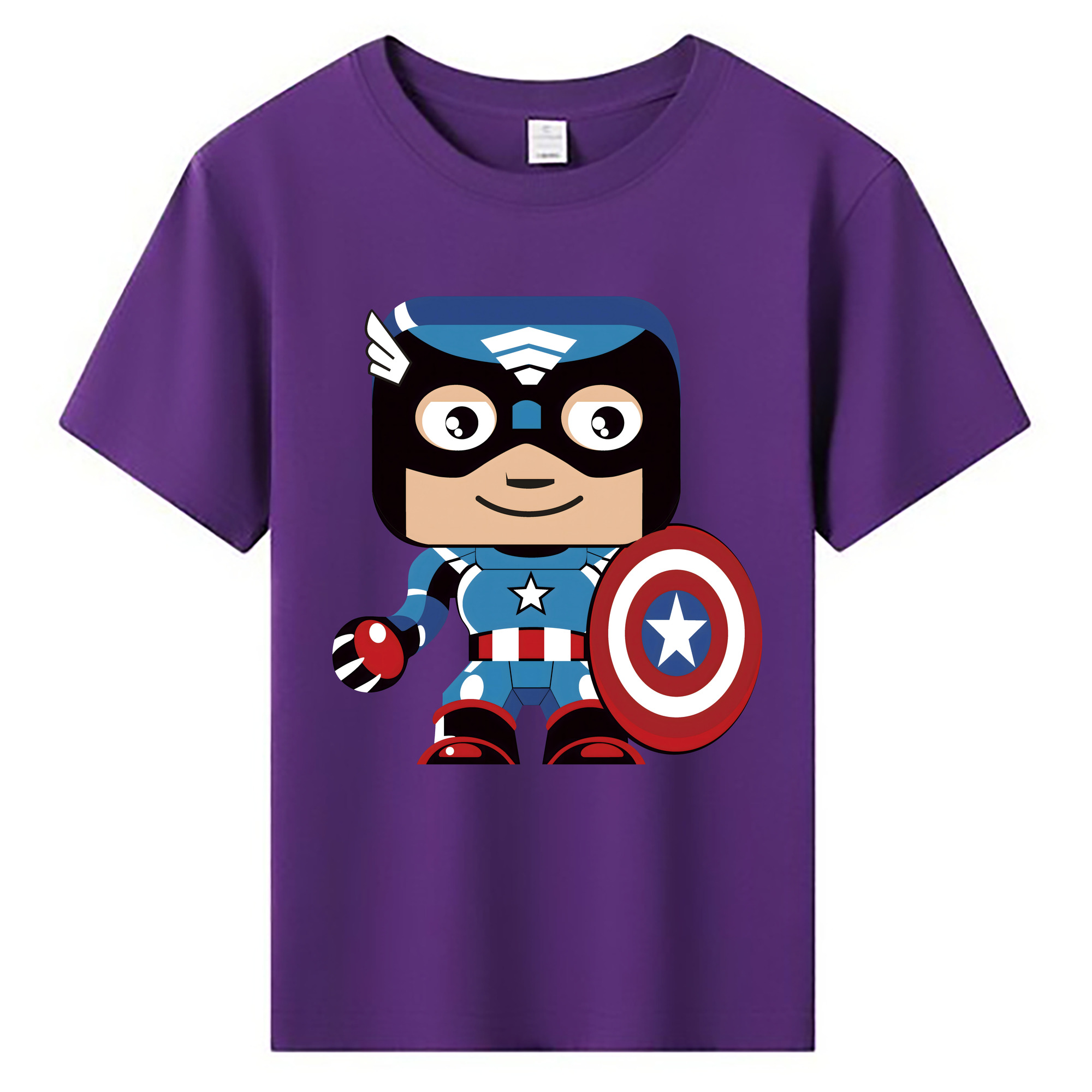 （画像用） アベンジャーズ The Avengers 綿100％キッズTシャツ（フロントプリント）