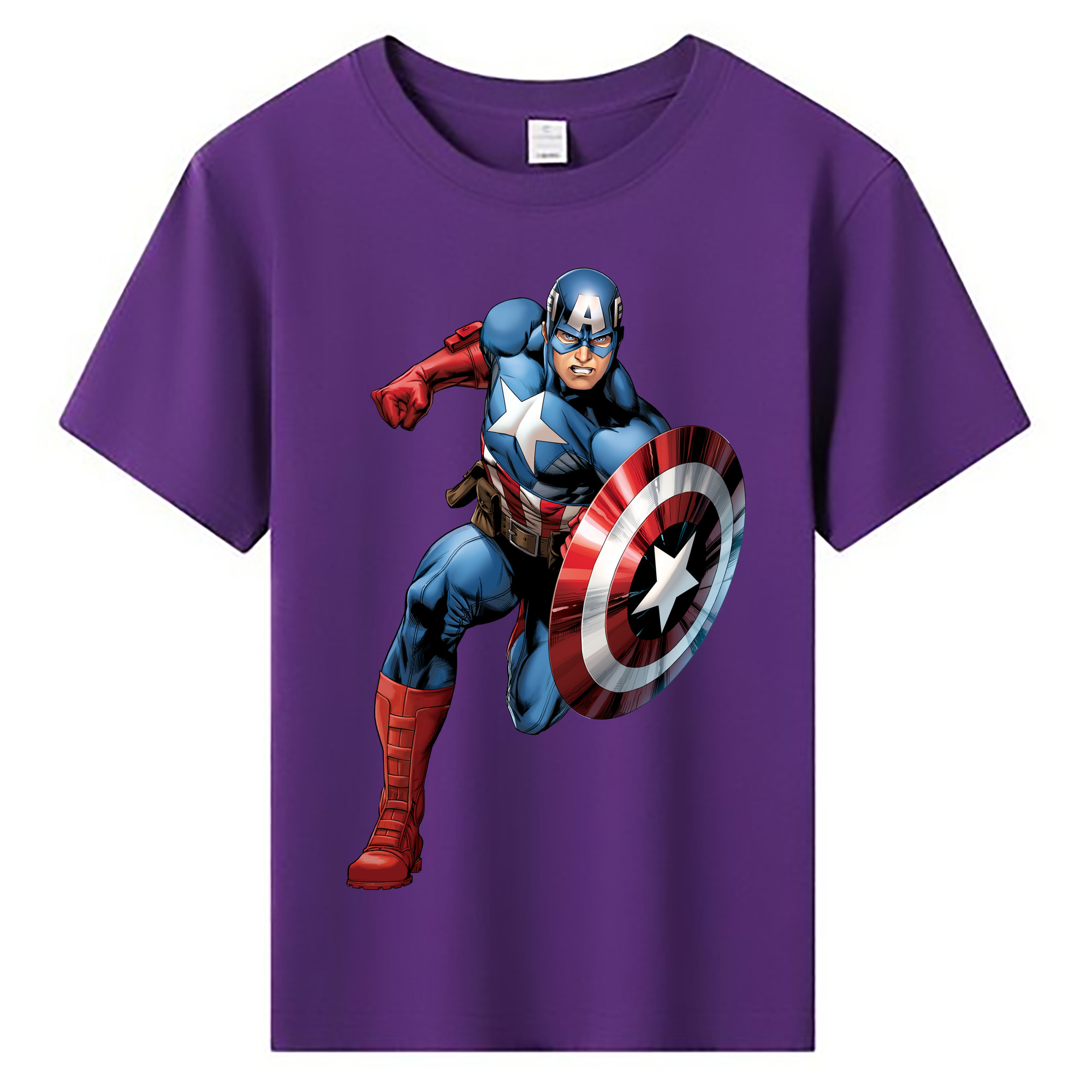 （画像用） アベンジャーズ The Avengers 綿100％キッズTシャツ（フロントプリント）