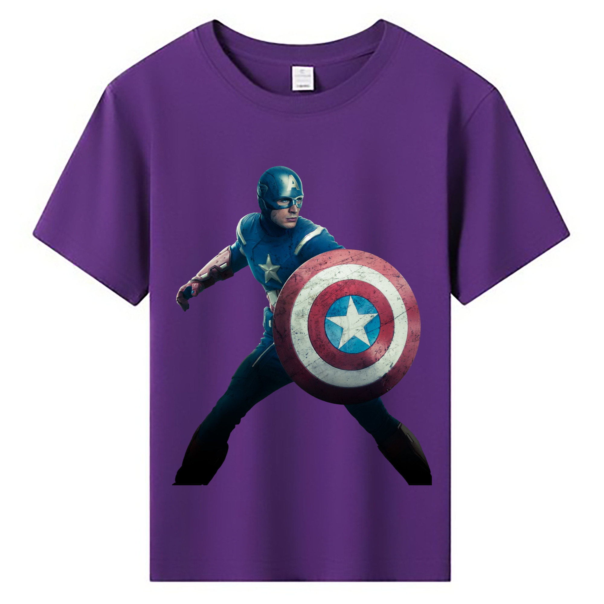 （画像用） アベンジャーズ The Avengers 綿100％キッズTシャツ（フロントプリント）