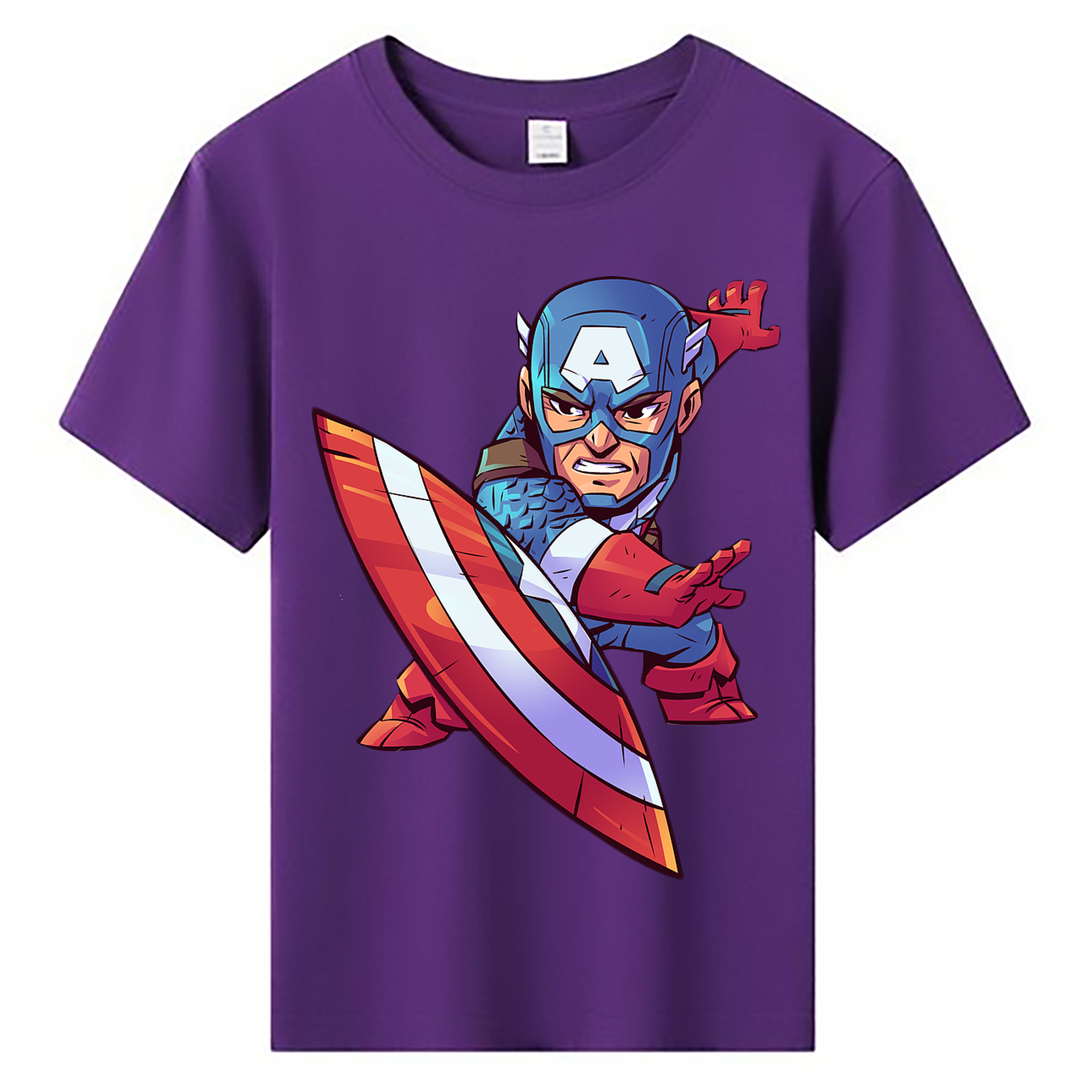 （画像用） アベンジャーズ The Avengers 綿100％キッズTシャツ（フロントプリント）
