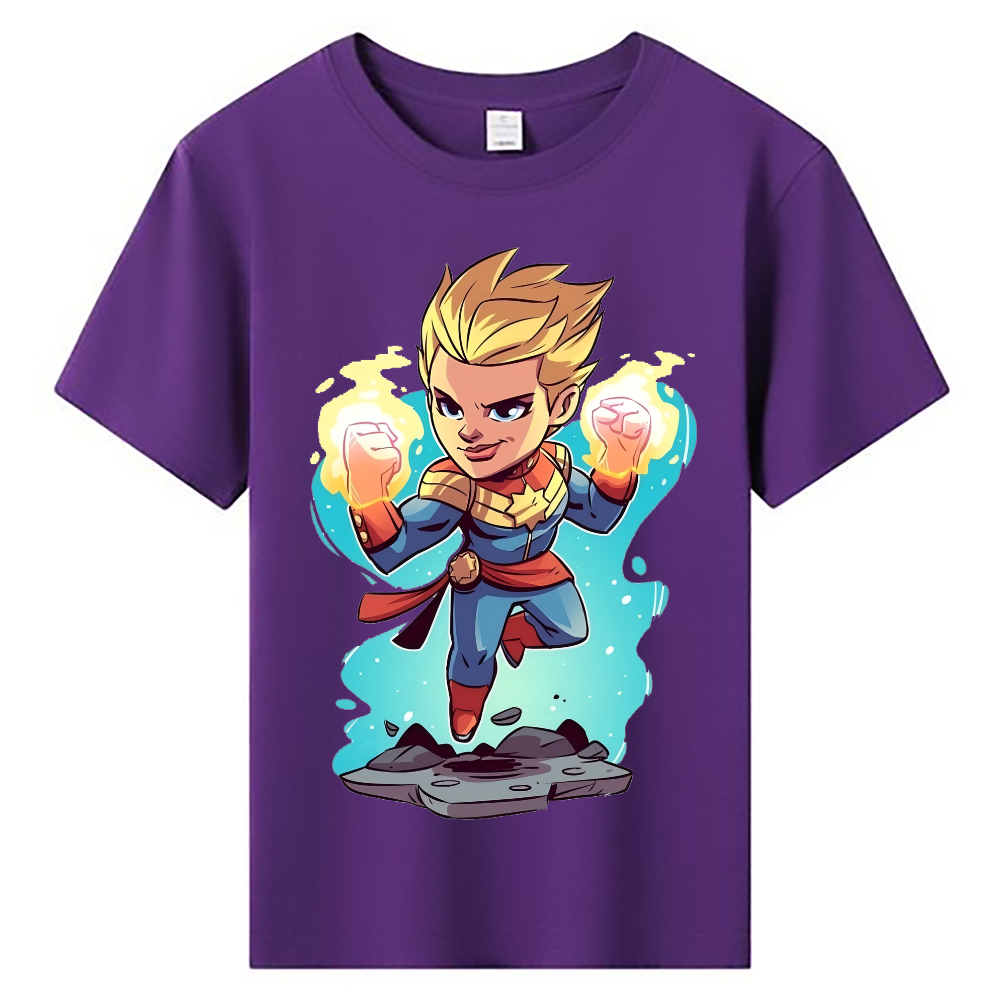 （画像用） アベンジャーズ The Avengers 綿100％キッズTシャツ（フロントプリント）