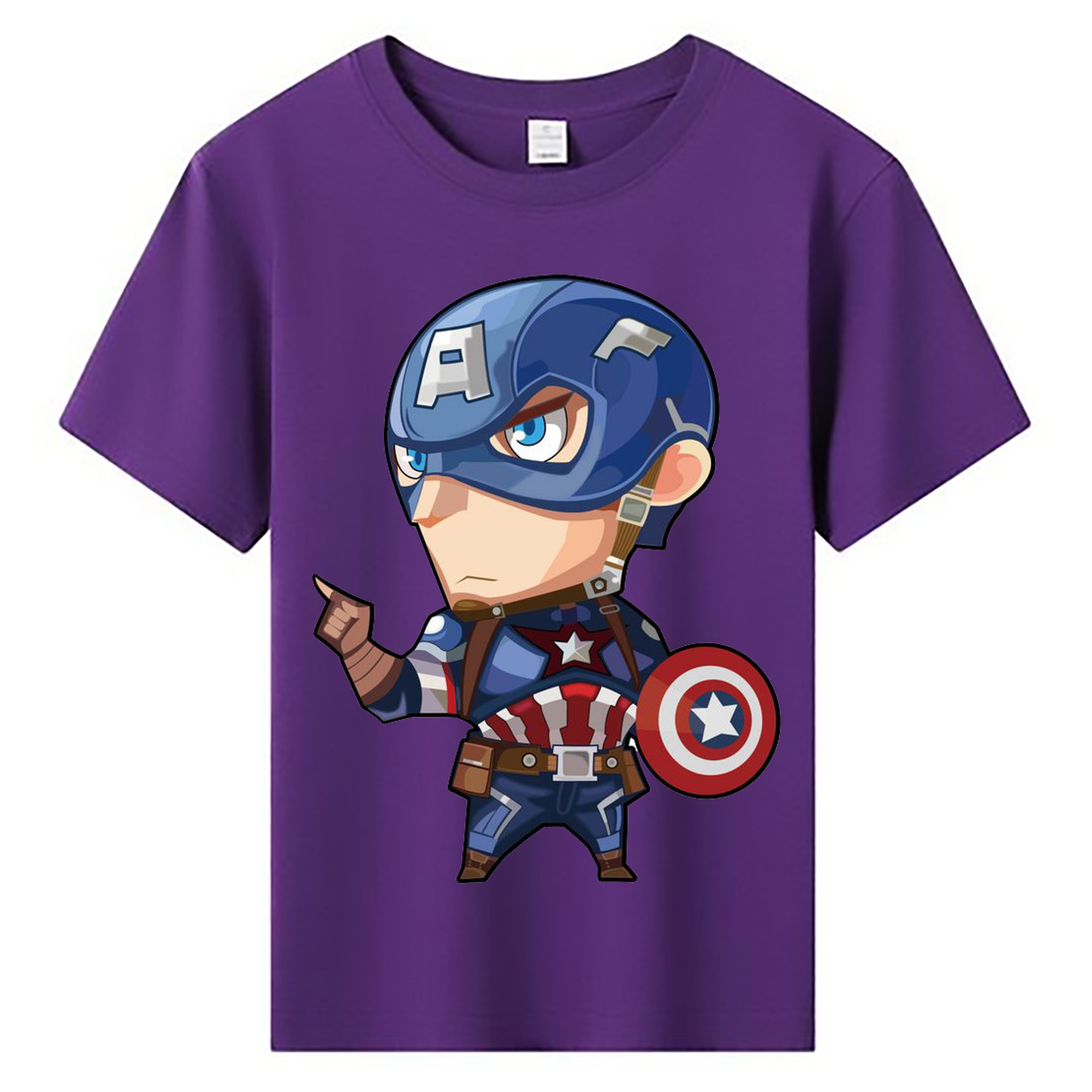 （画像用） アベンジャーズ The Avengers 綿100％キッズTシャツ（フロントプリント）