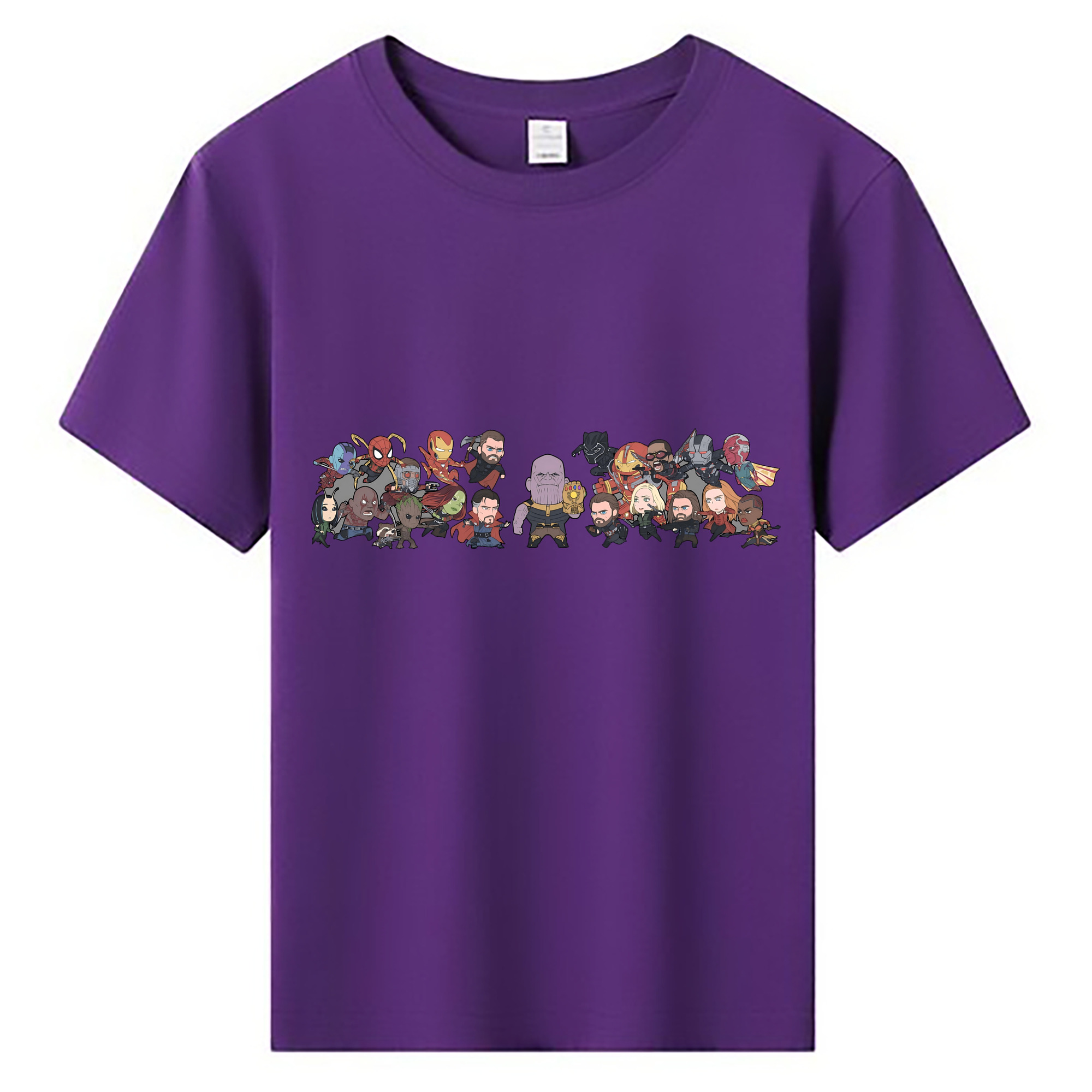 （画像用） アベンジャーズ The Avengers 綿100％キッズTシャツ（フロントプリント）