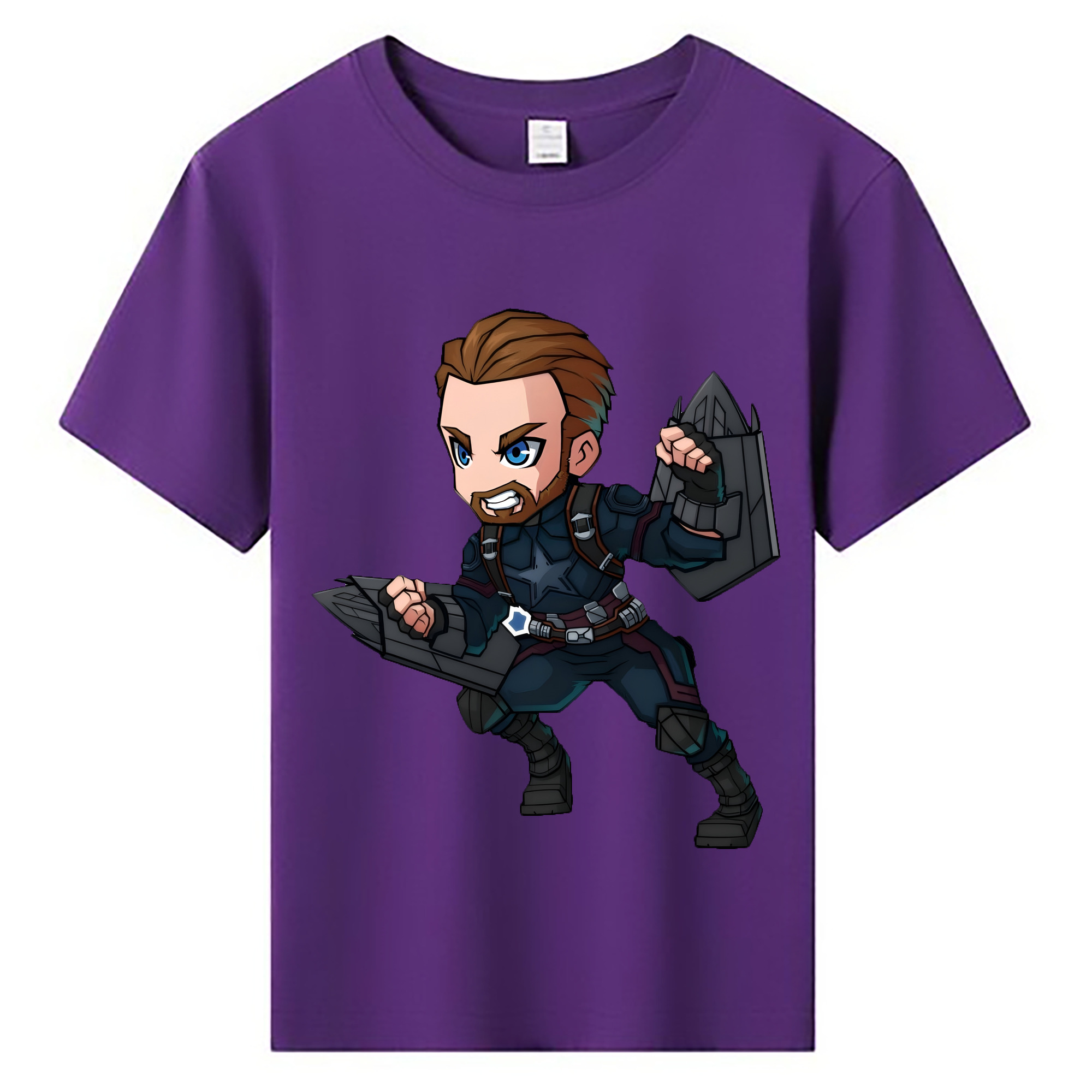 （画像用） アベンジャーズ The Avengers 綿100％キッズTシャツ（フロントプリント）