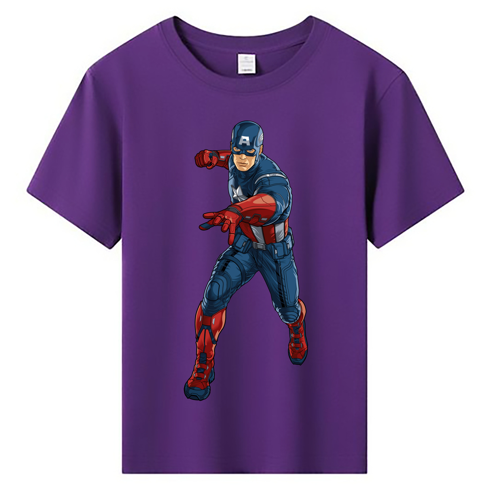 （画像用） アベンジャーズ The Avengers 綿100％キッズTシャツ（フロントプリント）