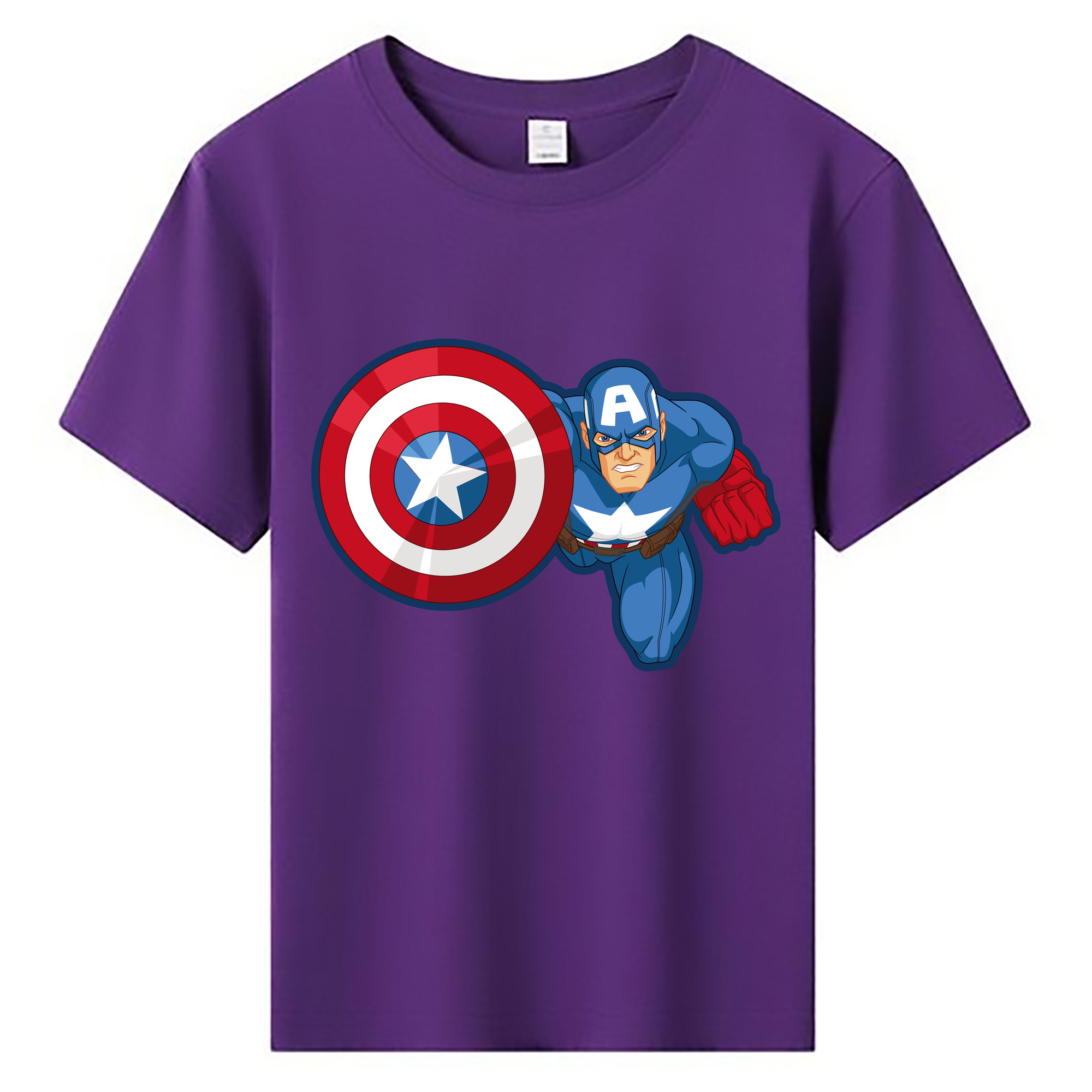 （画像用） アベンジャーズ The Avengers 綿100％キッズTシャツ（フロントプリント）