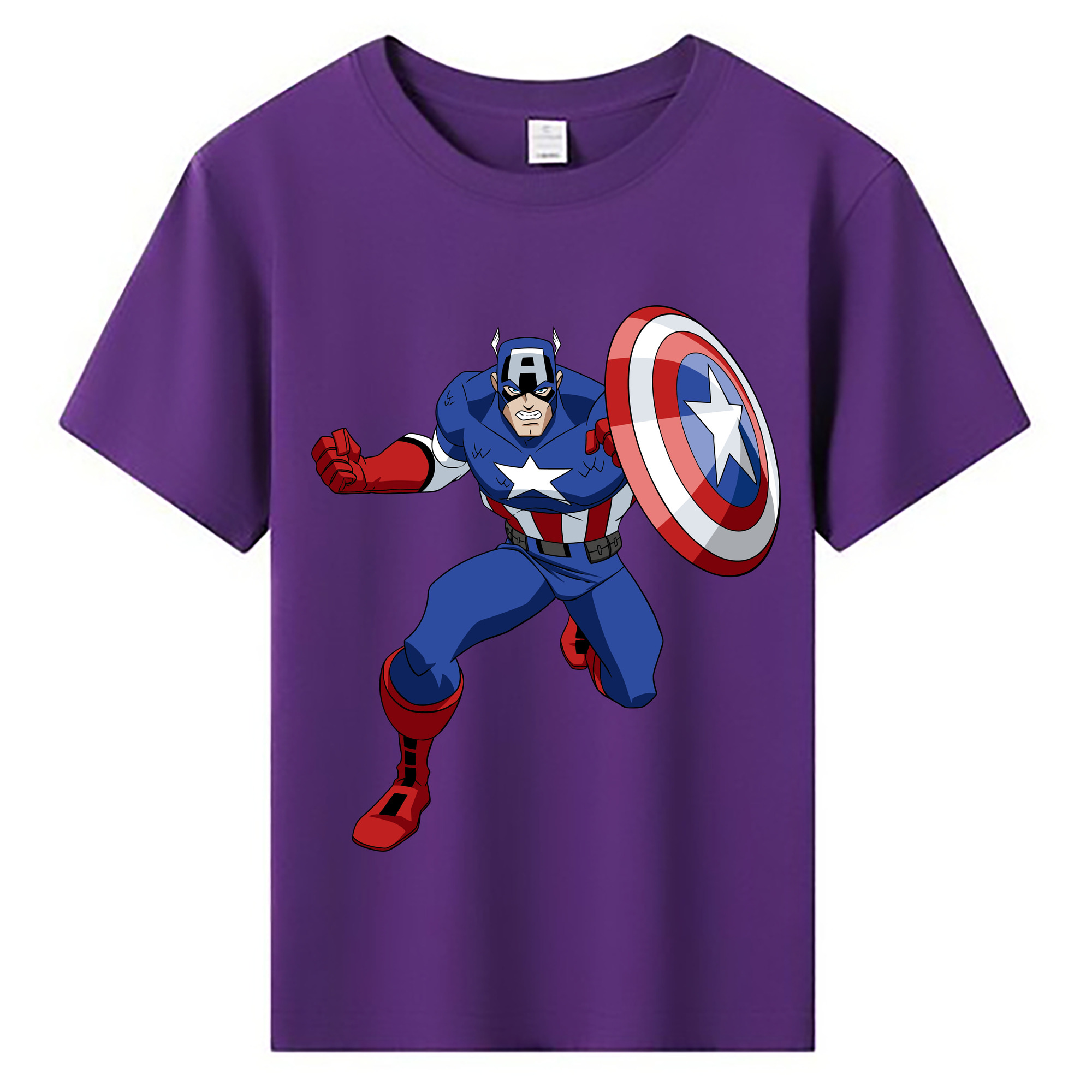 （画像用） アベンジャーズ The Avengers 綿100％キッズTシャツ（フロントプリント）