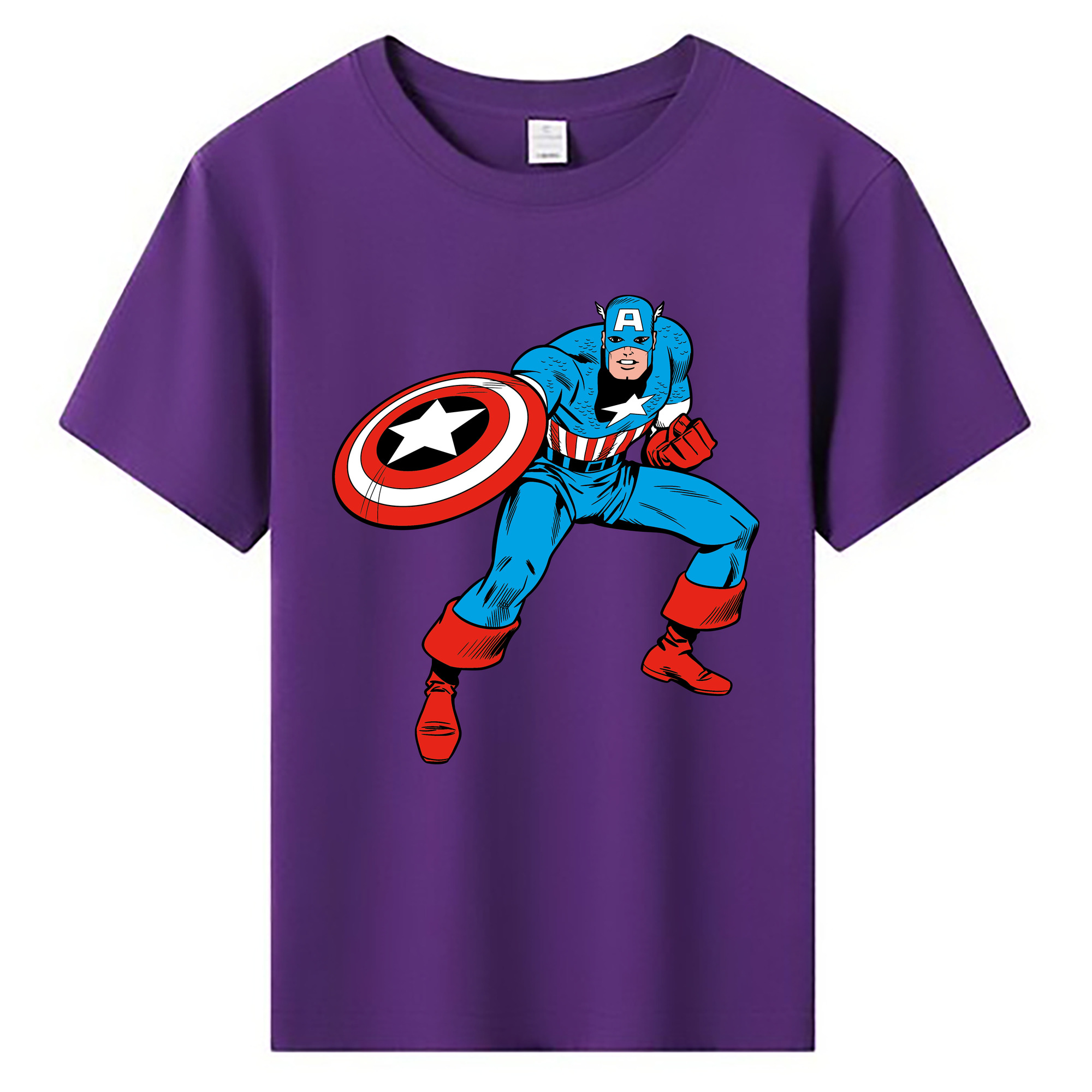 （画像用） アベンジャーズ The Avengers 綿100％キッズTシャツ（フロントプリント）