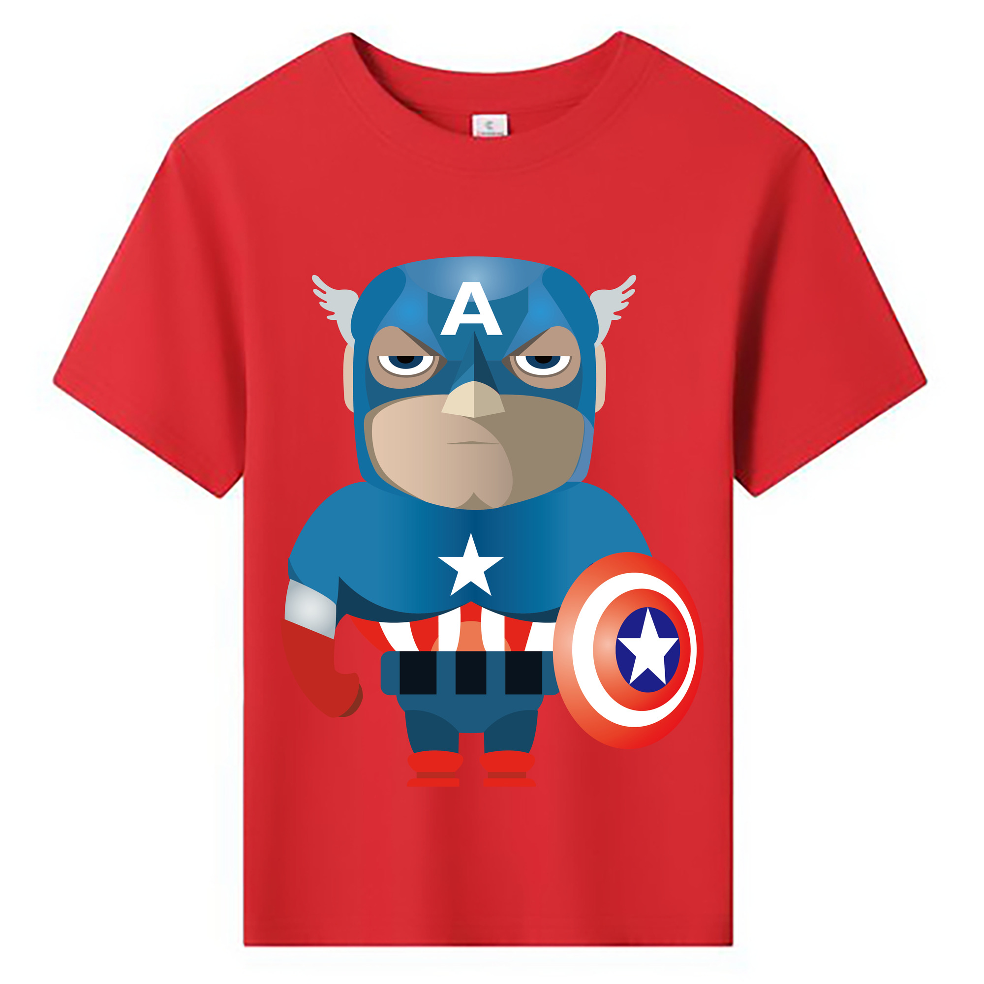 （画像用） アベンジャーズ The Avengers 綿100％キッズTシャツ（フロントプリント）