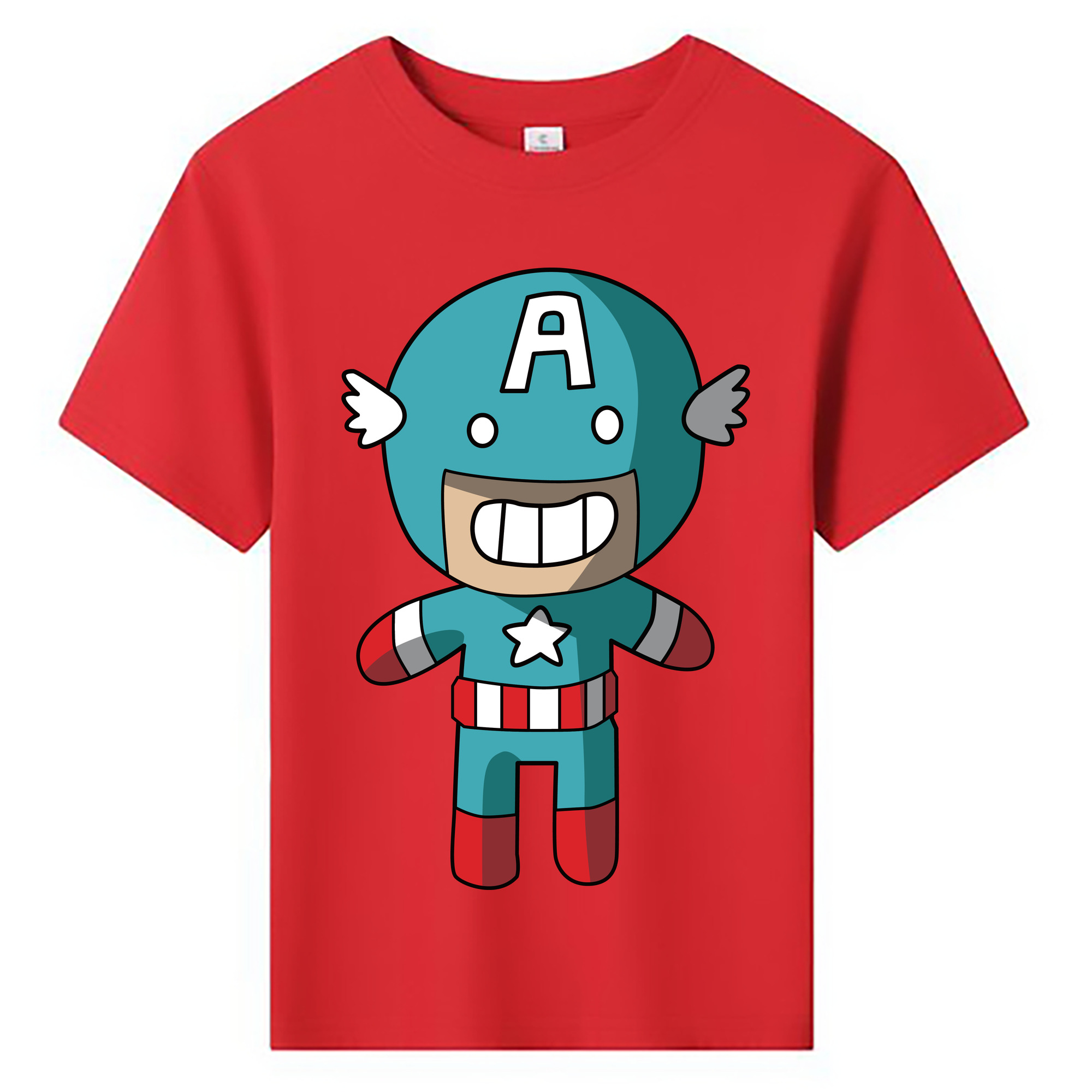 （画像用） アベンジャーズ The Avengers 綿100％キッズTシャツ（フロントプリント）
