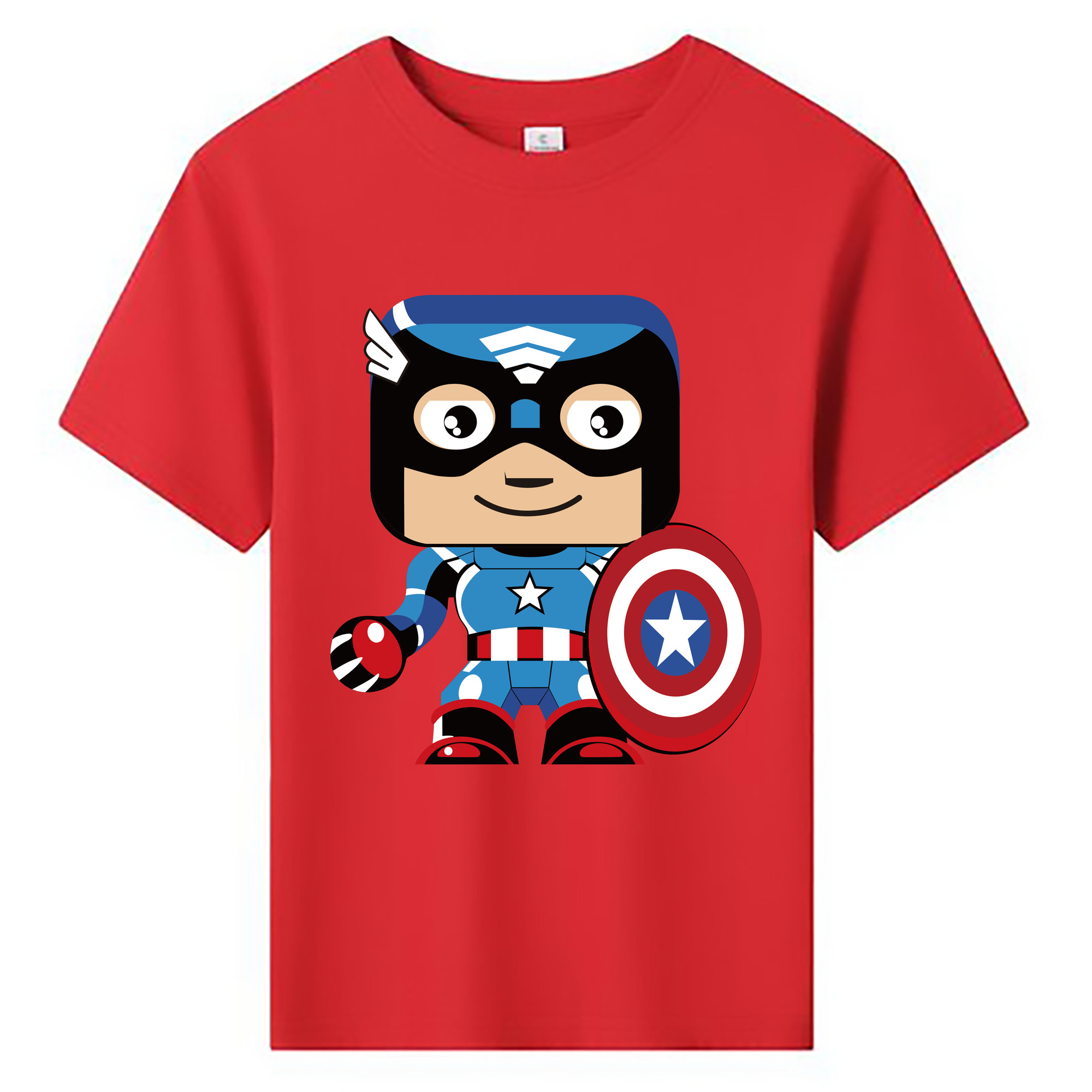 （画像用） アベンジャーズ The Avengers 綿100％キッズTシャツ（フロントプリント）