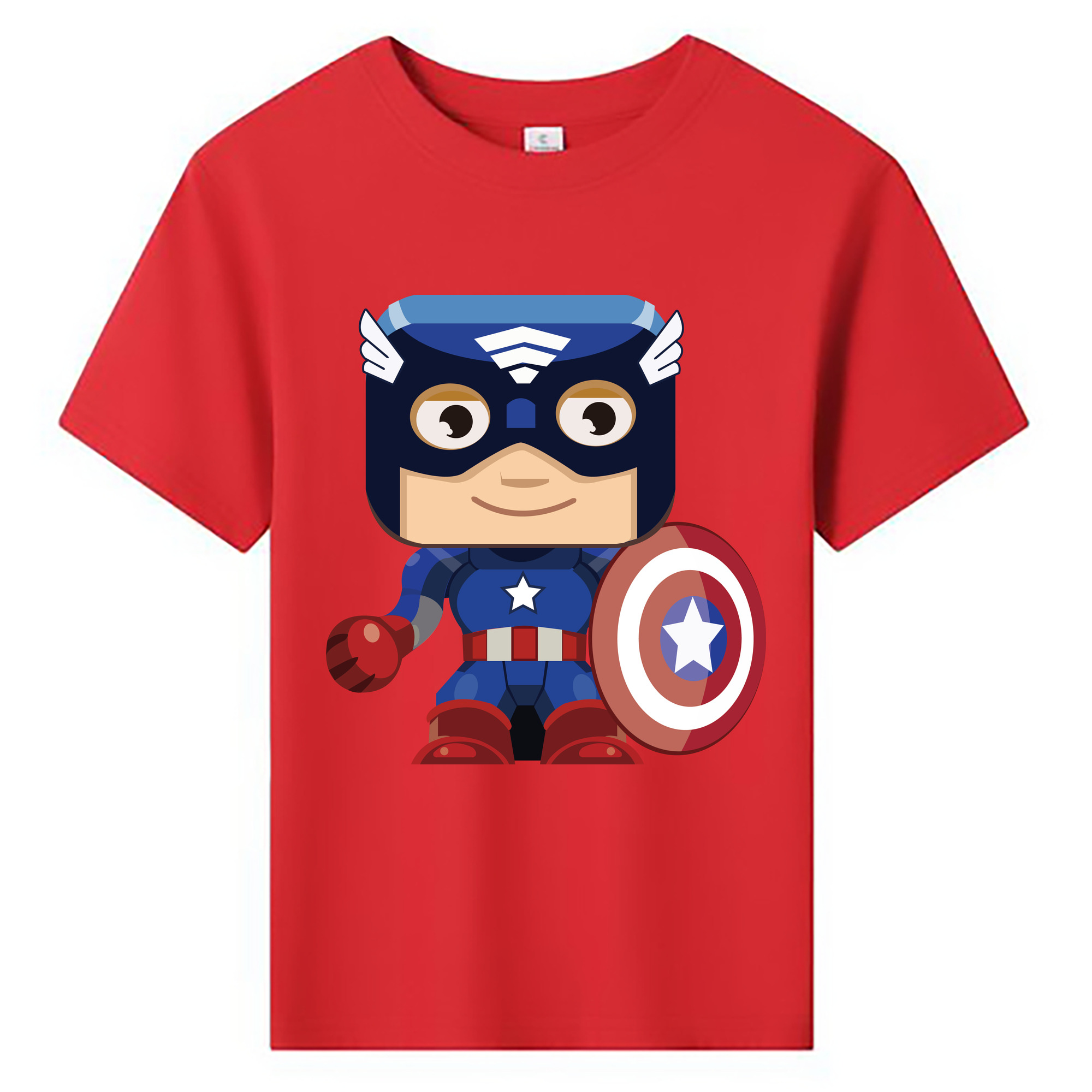 （画像用） アベンジャーズ The Avengers 綿100％キッズTシャツ（フロントプリント）