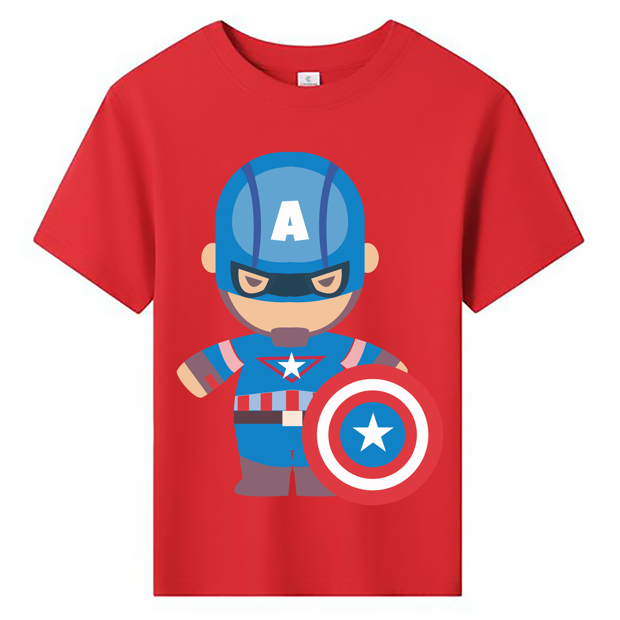 （画像用） アベンジャーズ The Avengers 綿100％キッズTシャツ（フロントプリント）