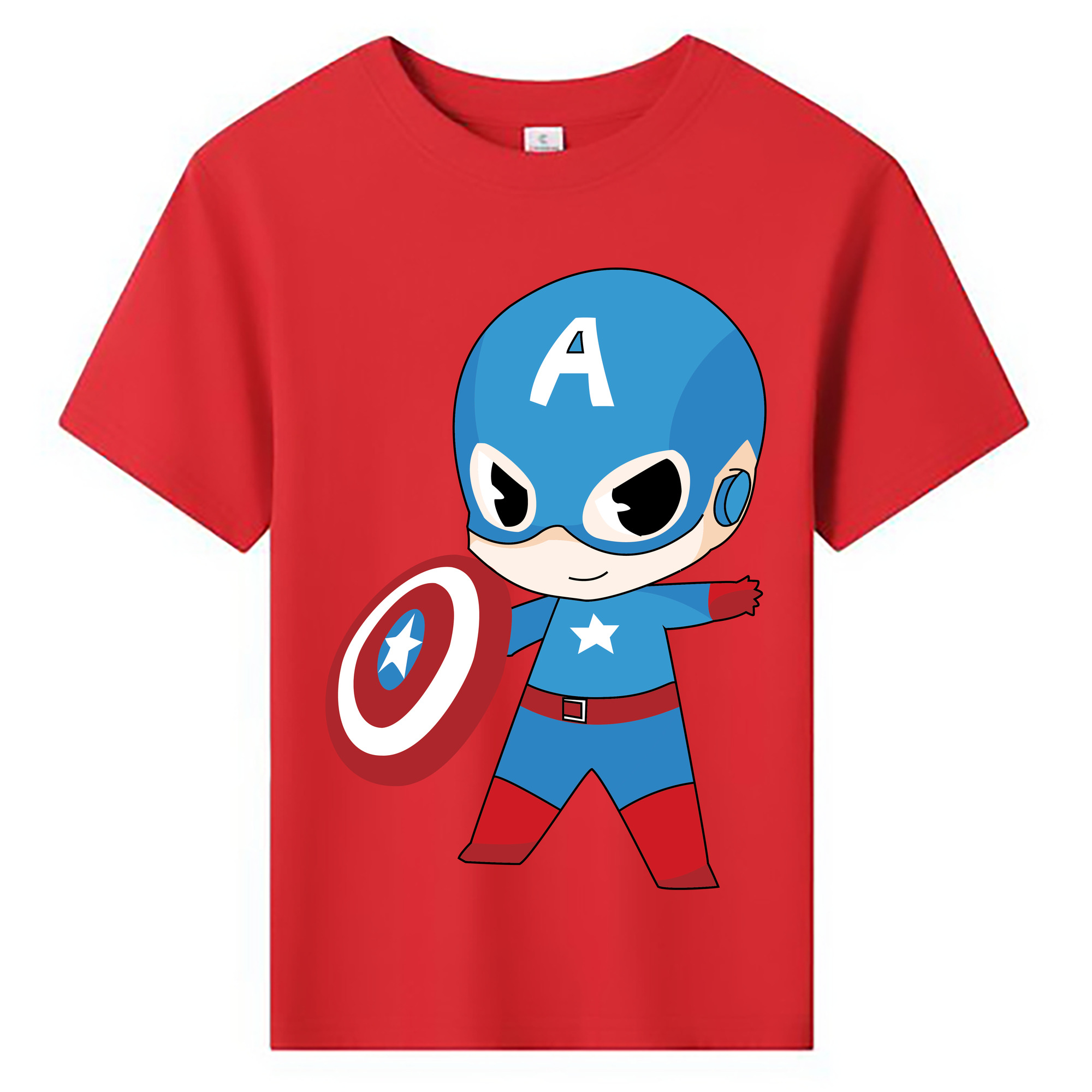 （画像用） アベンジャーズ The Avengers 綿100％キッズTシャツ（フロントプリント）