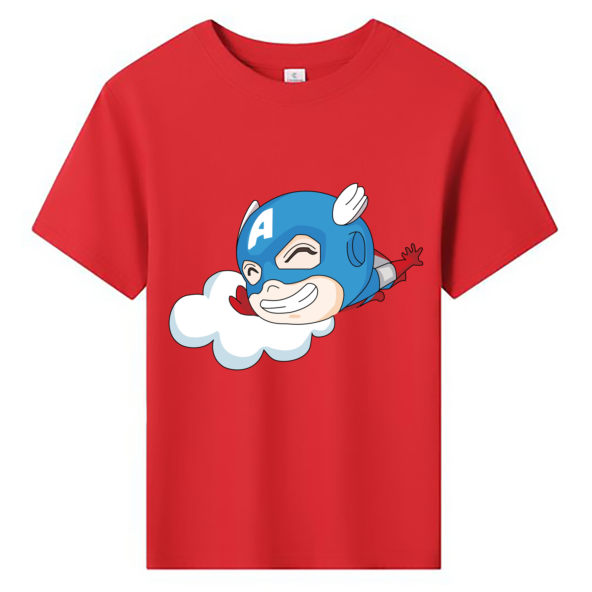 （画像用） アベンジャーズ The Avengers 綿100％キッズTシャツ（フロントプリント）
