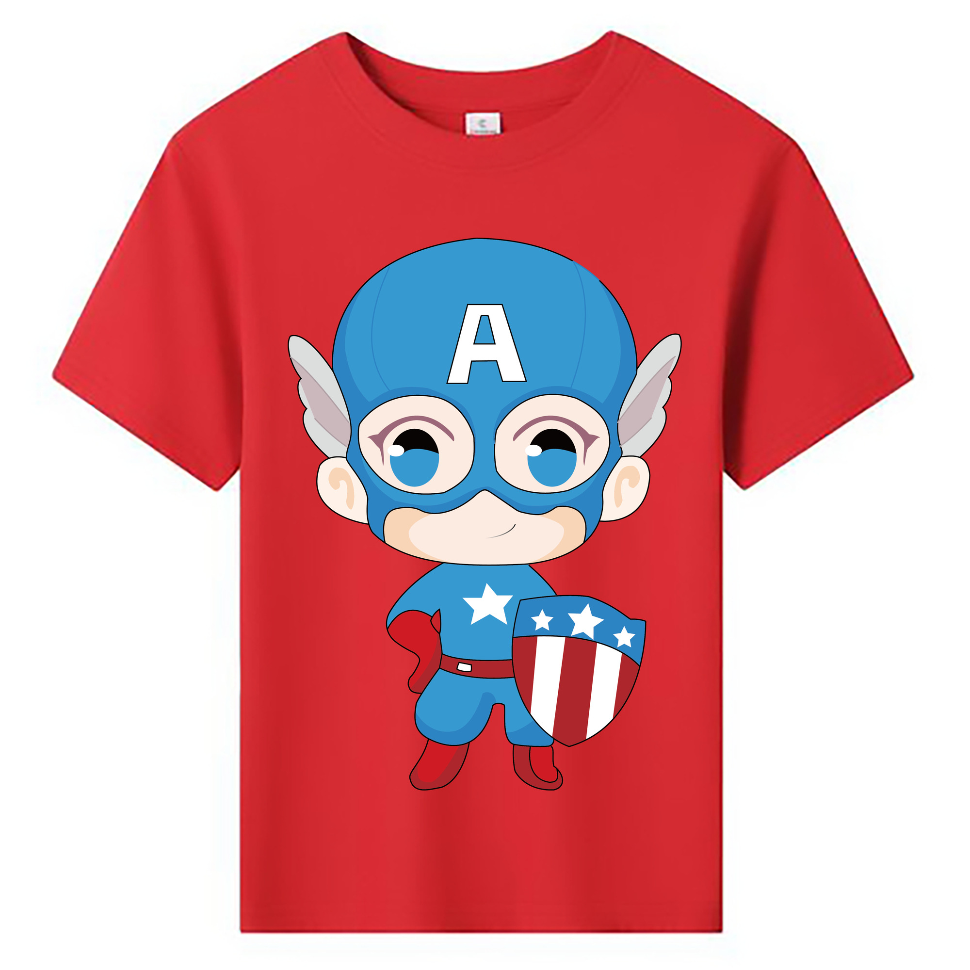 （画像用） アベンジャーズ The Avengers 綿100％キッズTシャツ（フロントプリント）