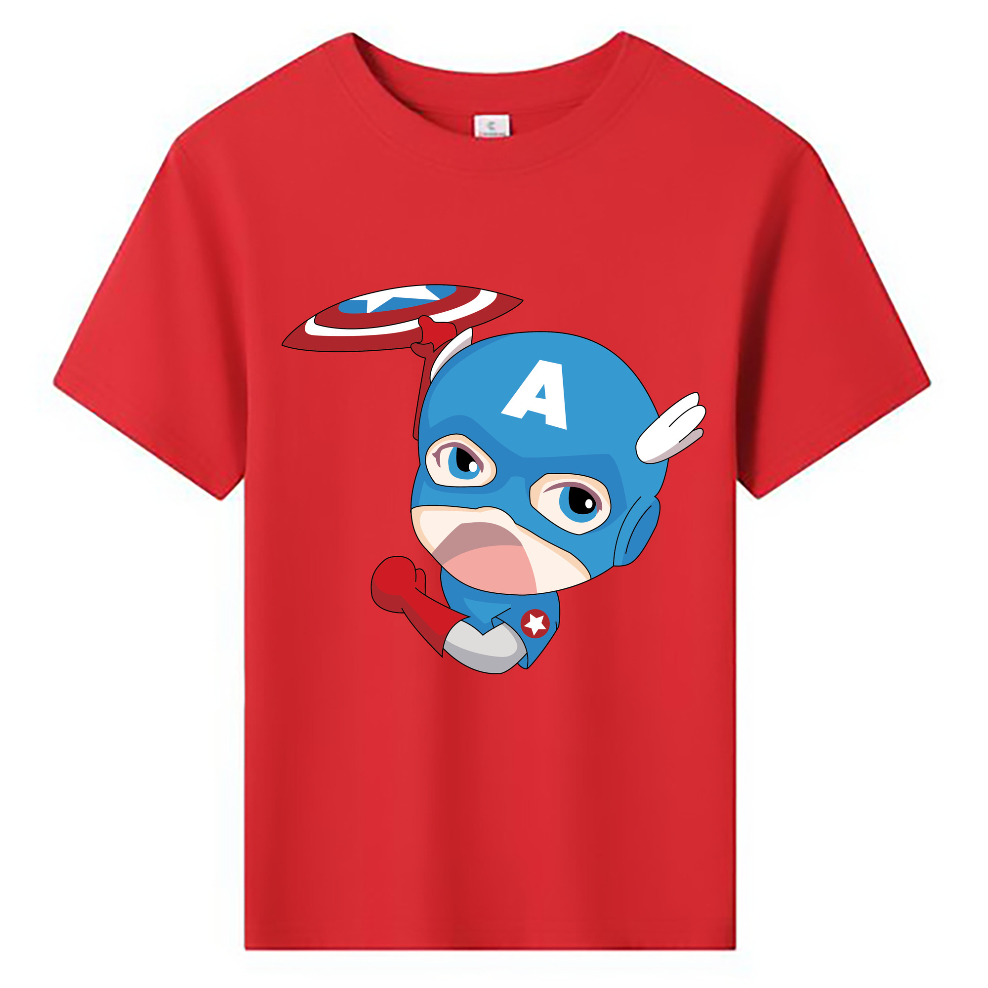（画像用） アベンジャーズ The Avengers 綿100％キッズTシャツ（フロントプリント）