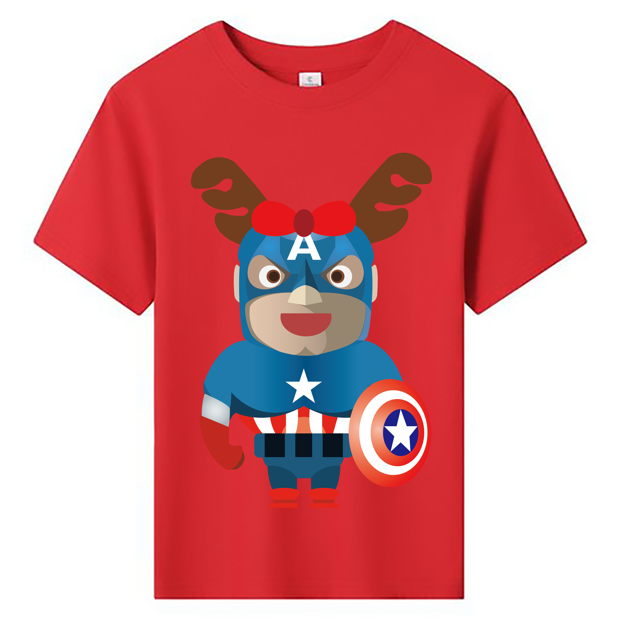 （画像用） アベンジャーズ The Avengers 綿100％キッズTシャツ（フロントプリント）