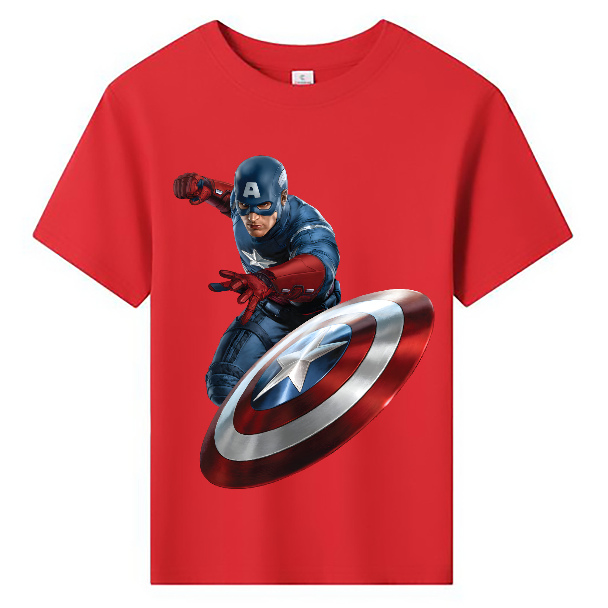 （画像用） アベンジャーズ The Avengers 綿100％キッズTシャツ（フロントプリント）