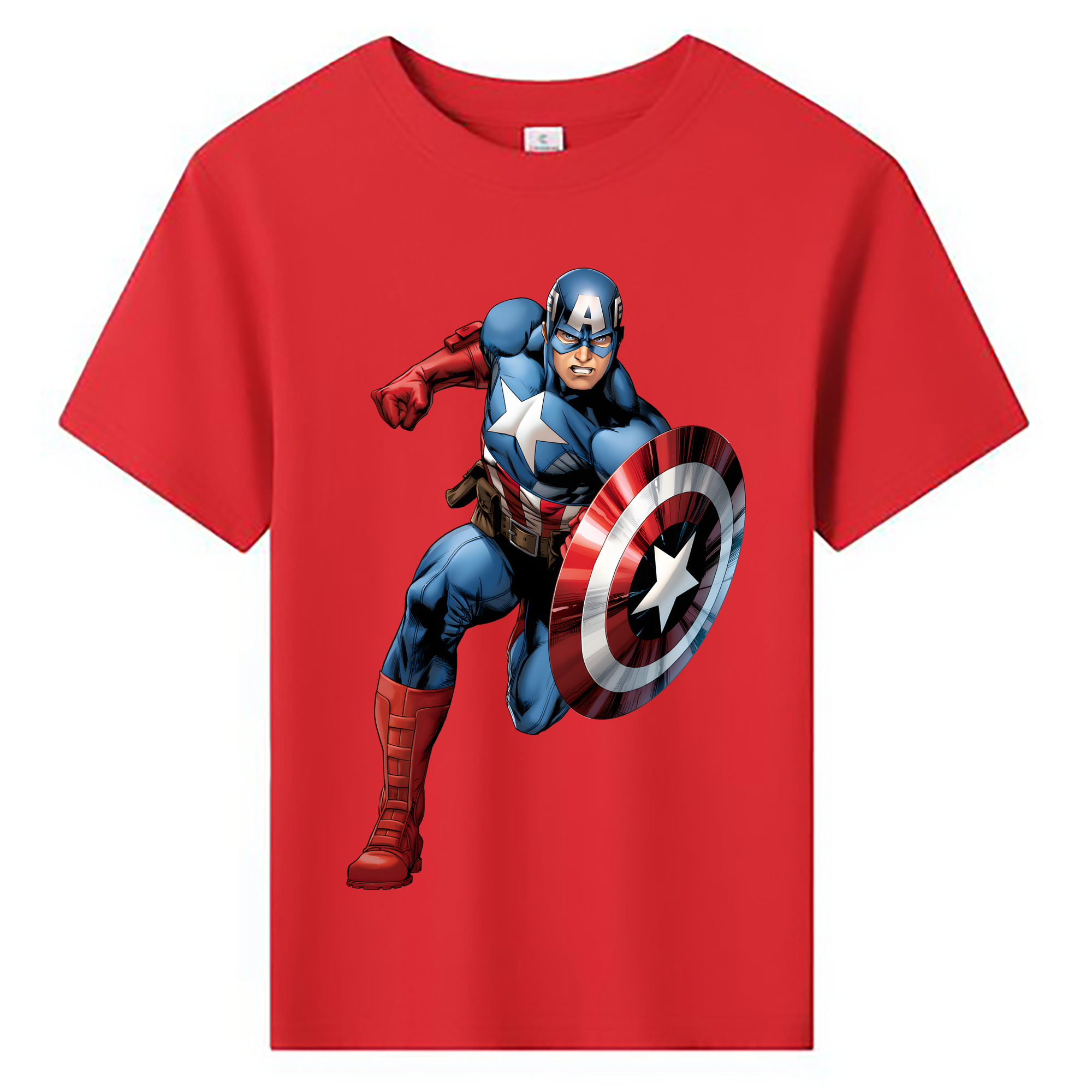 （画像用） アベンジャーズ The Avengers 綿100％キッズTシャツ（フロントプリント）